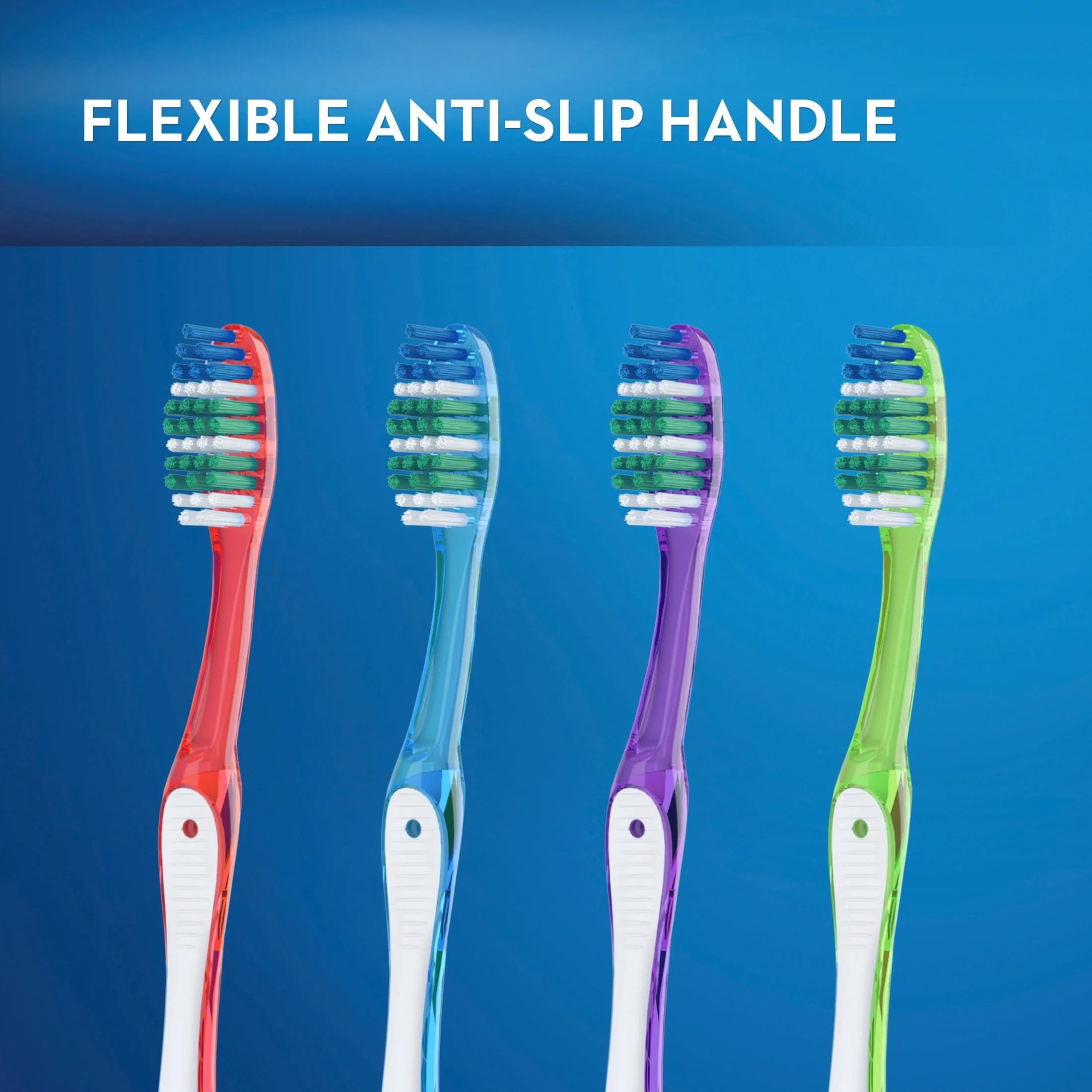 Oral-B Essential Clean Manual Toothbrush, Soft Bristles, Daily Oral Care (6 Count) lwt41
