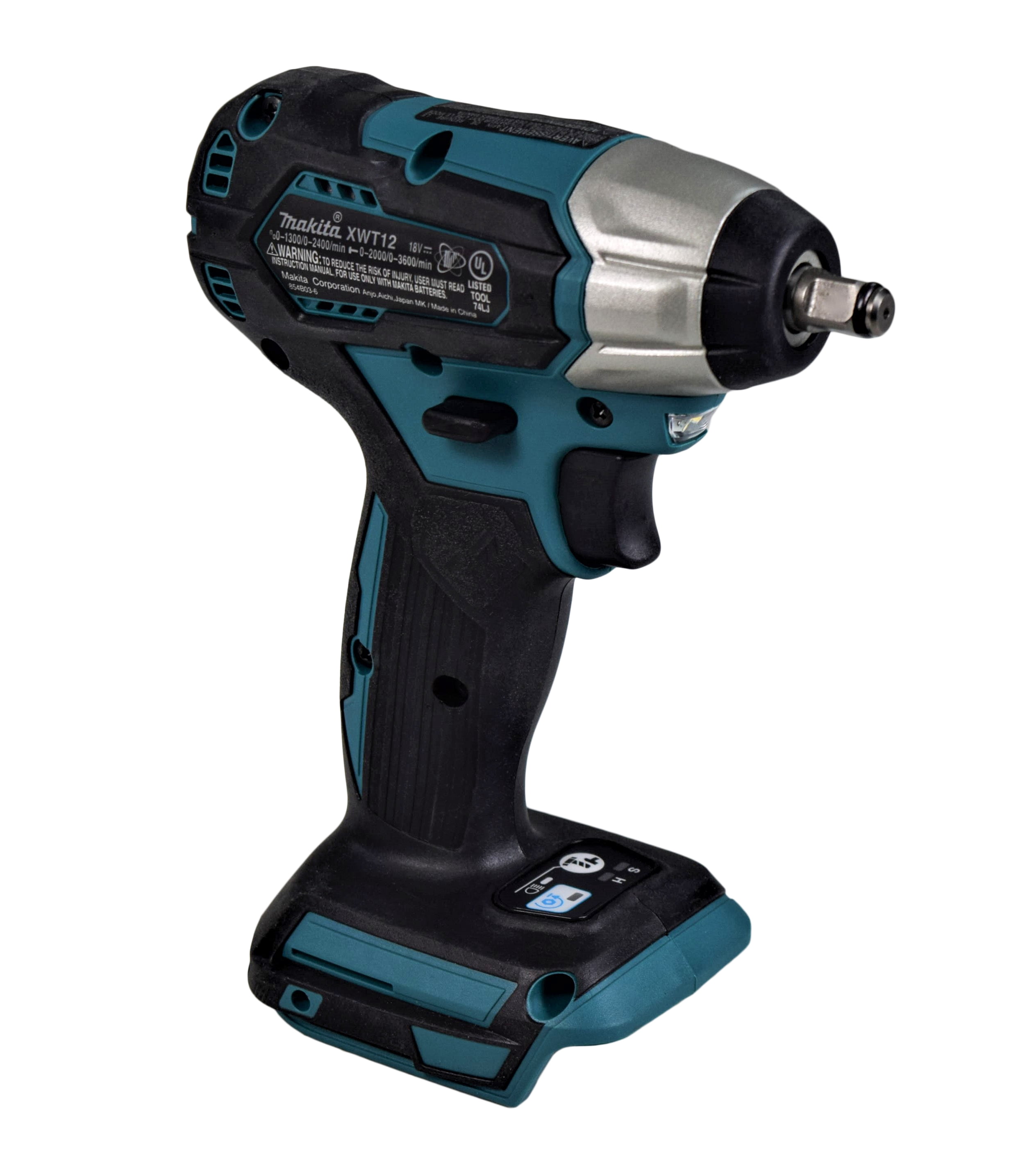 Makita 18V LXT Brushless Cordless 3/8 in. Square Drive Impact Wrench (Black, 5.625 in.) bhgin
