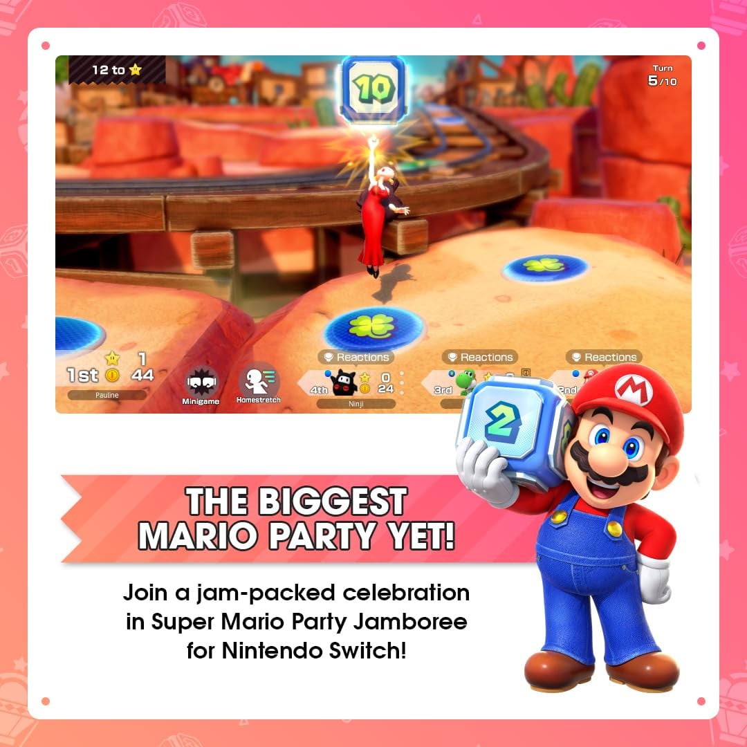 Nintendo Super Mario Party Jamboree - Nintendo Switch (Standard Edition) gnaau