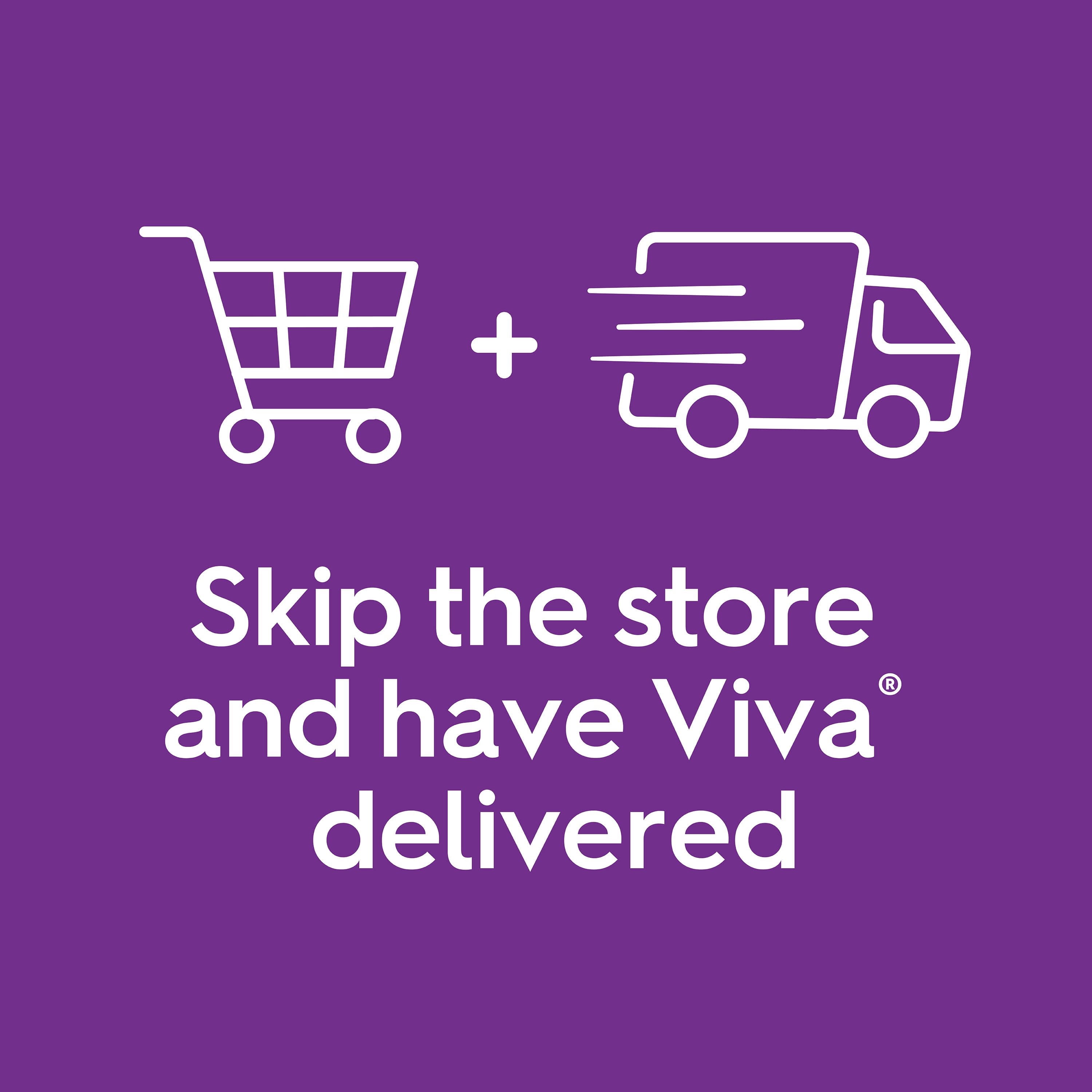 Viva Signature Cloth Paper Towels, Choose-A-Sheet, Durable Absorbent Cleaning Sheets (White, 8 Triple Rolls) vbt76