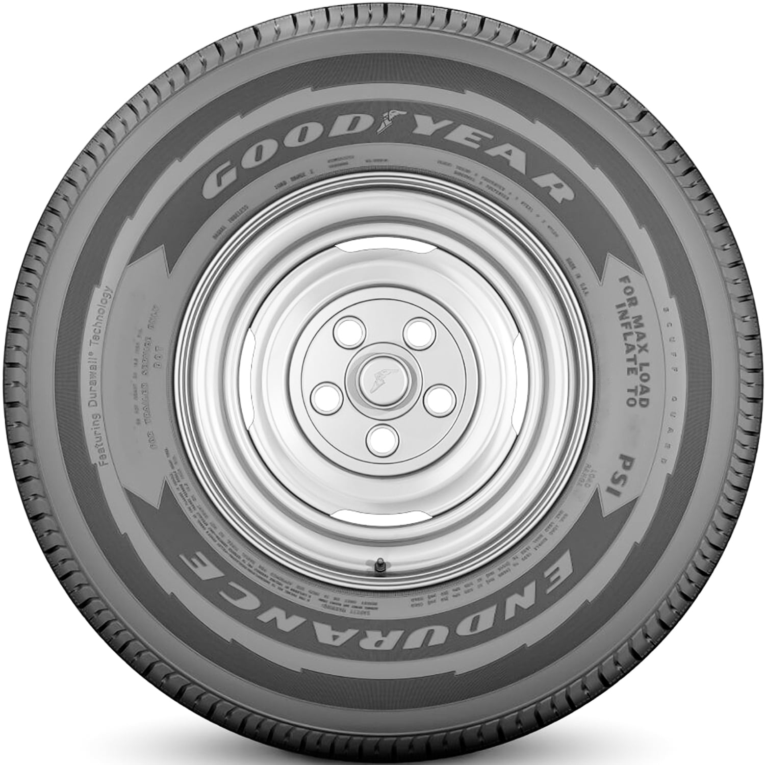 Goodyear Endurance ST235/80R16 Trailer Tires (All-Season, 10-Ply, Load Range E, 4-Pack) jurgc