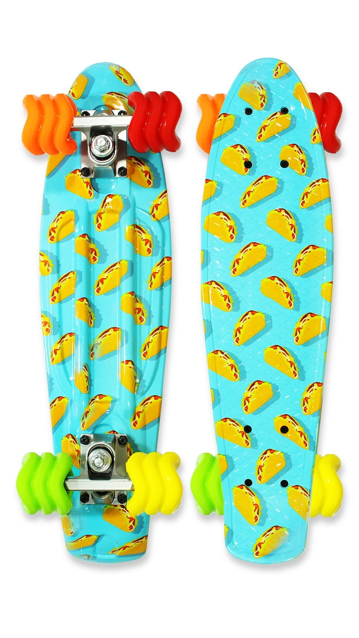 Shark Wheel Fiesta Skateboard All-Terrain Cruiser (22 in) 7ddkz