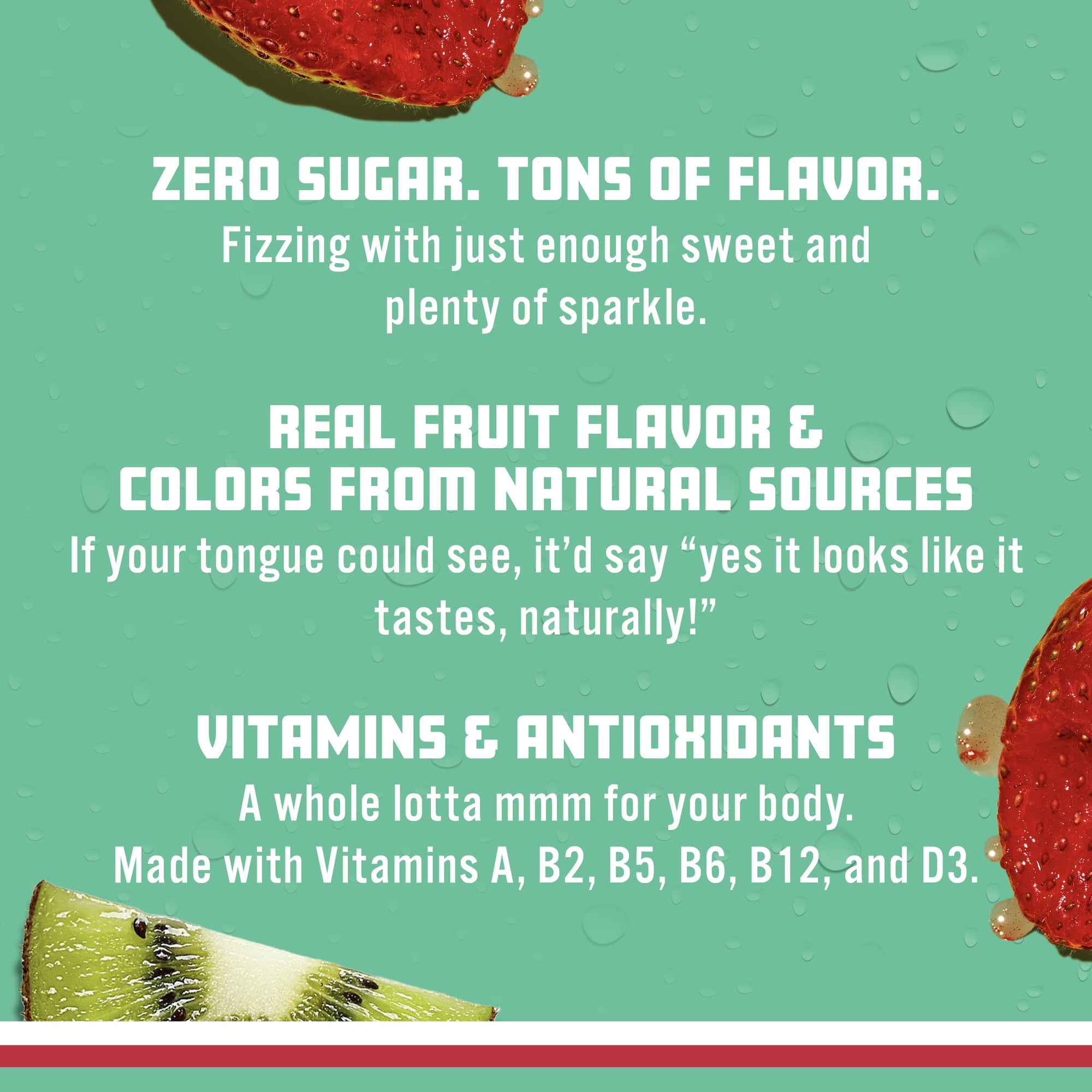 Sparkling Ice Naturally Flavored Sparkling Water, Kiwi Strawberry (17 fl oz) e6x5m