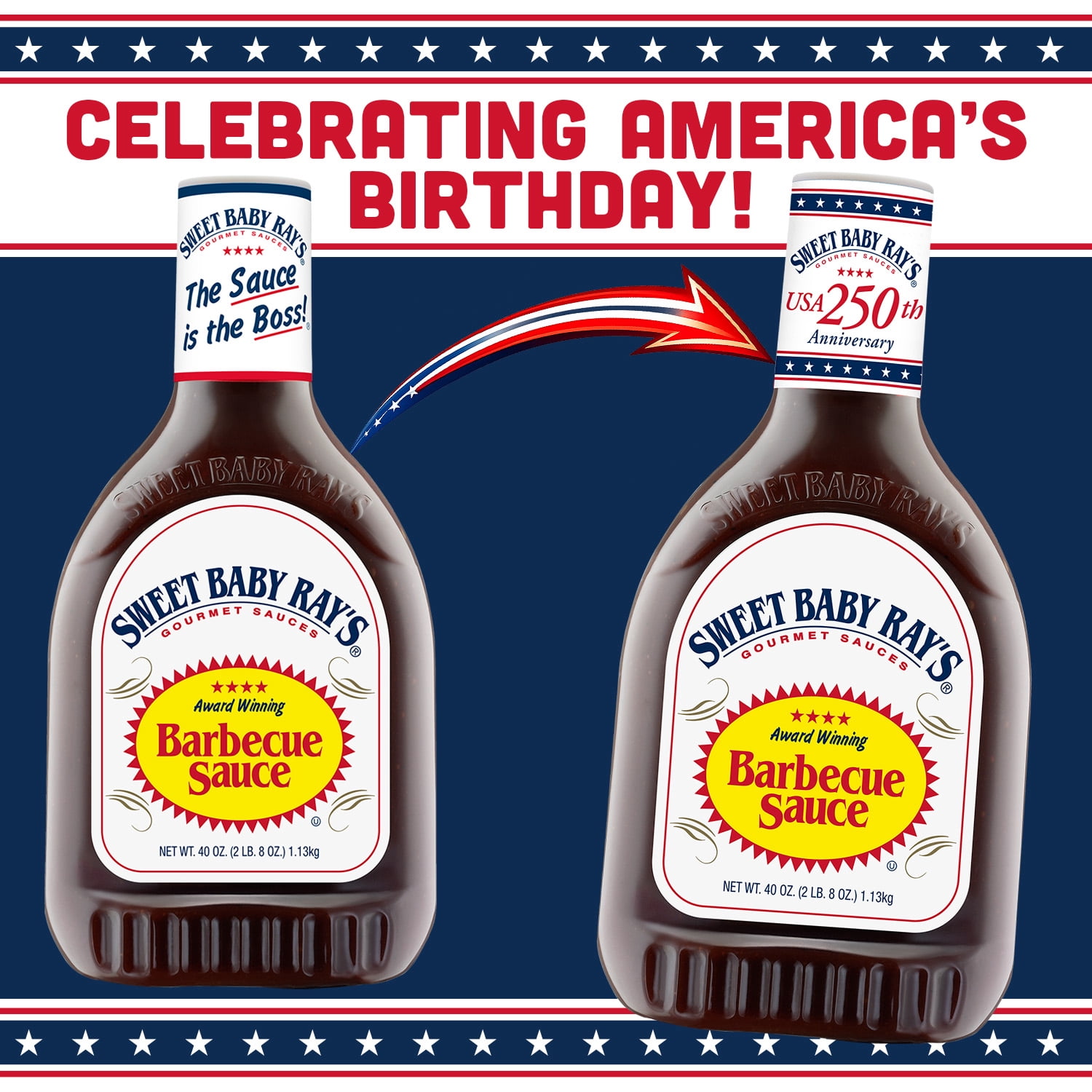 Sweet Baby Ray's Original Barbecue Sauce, Classic Sweet & Tangy Flavor (40 oz) iuqki