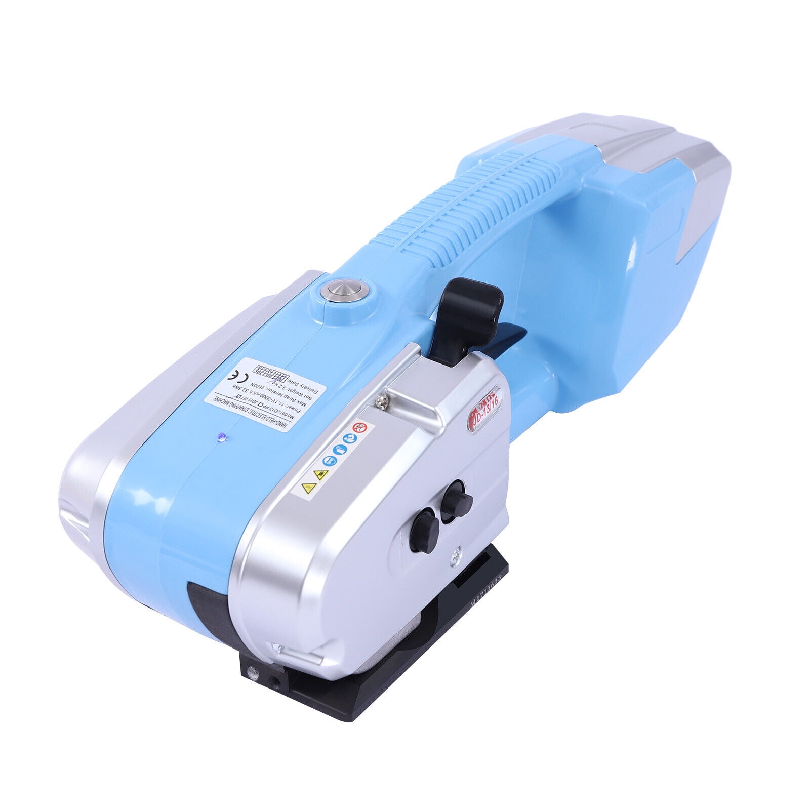 DENSET Automatic Strapping Machine Battery Operated Banding Tool for 0.5-0.625 in PP PET Straps (Blue) yqv1z