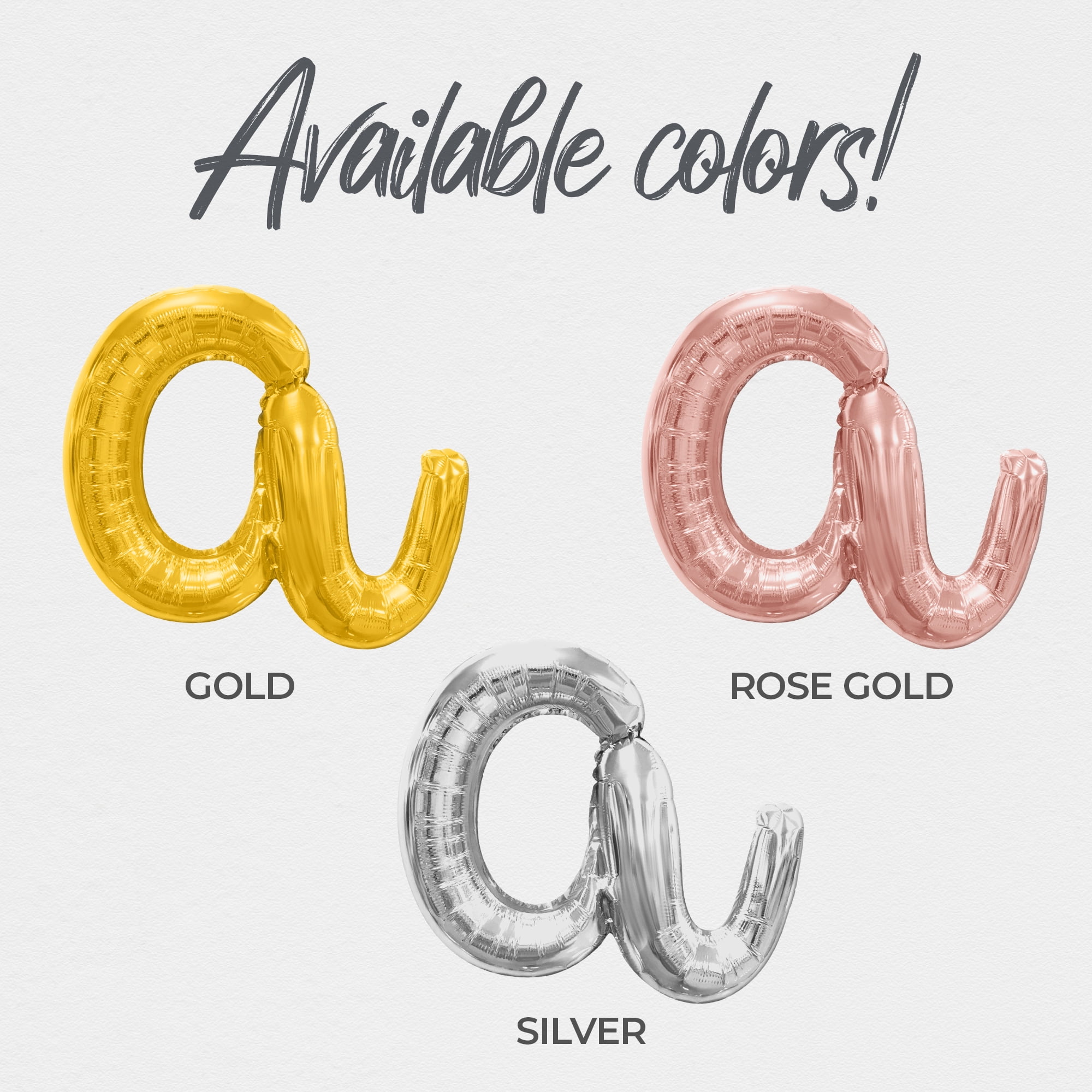 Floating Away Balloon Company FELIZ ANO NUEVO Cursive Script Foil Mylar Letter Banner (Gold, 16 in) u0loy