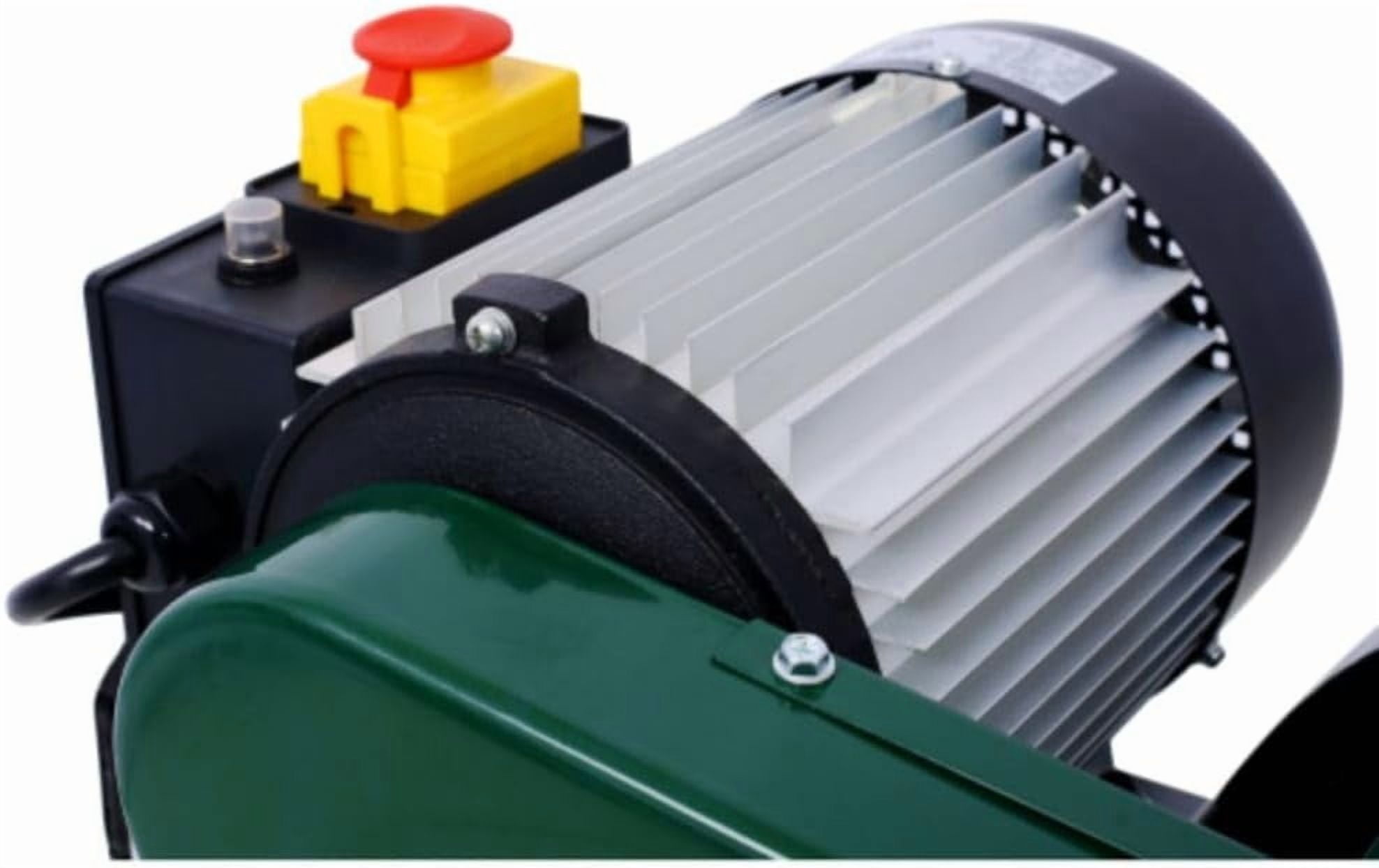 Historyli Electric Log Splitter, 10 Ton Kinetic Wood Splitter with Dual Flywheel, 2HP Motor (Green, 20 in) 5am9k