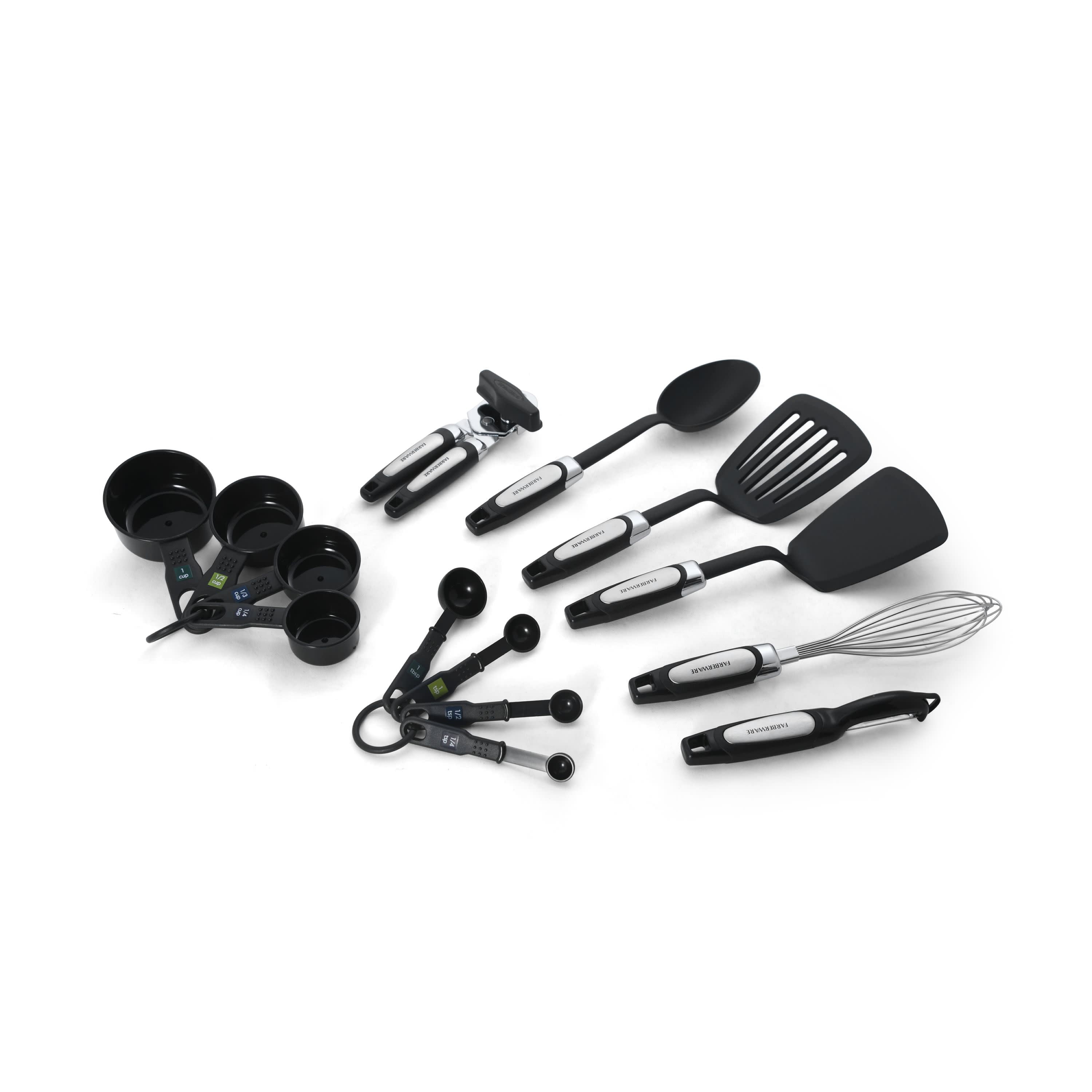 Farberware Professional Kitchen Tool and Gadget Set (Black, 14-Piece) d1hgj - Image 6