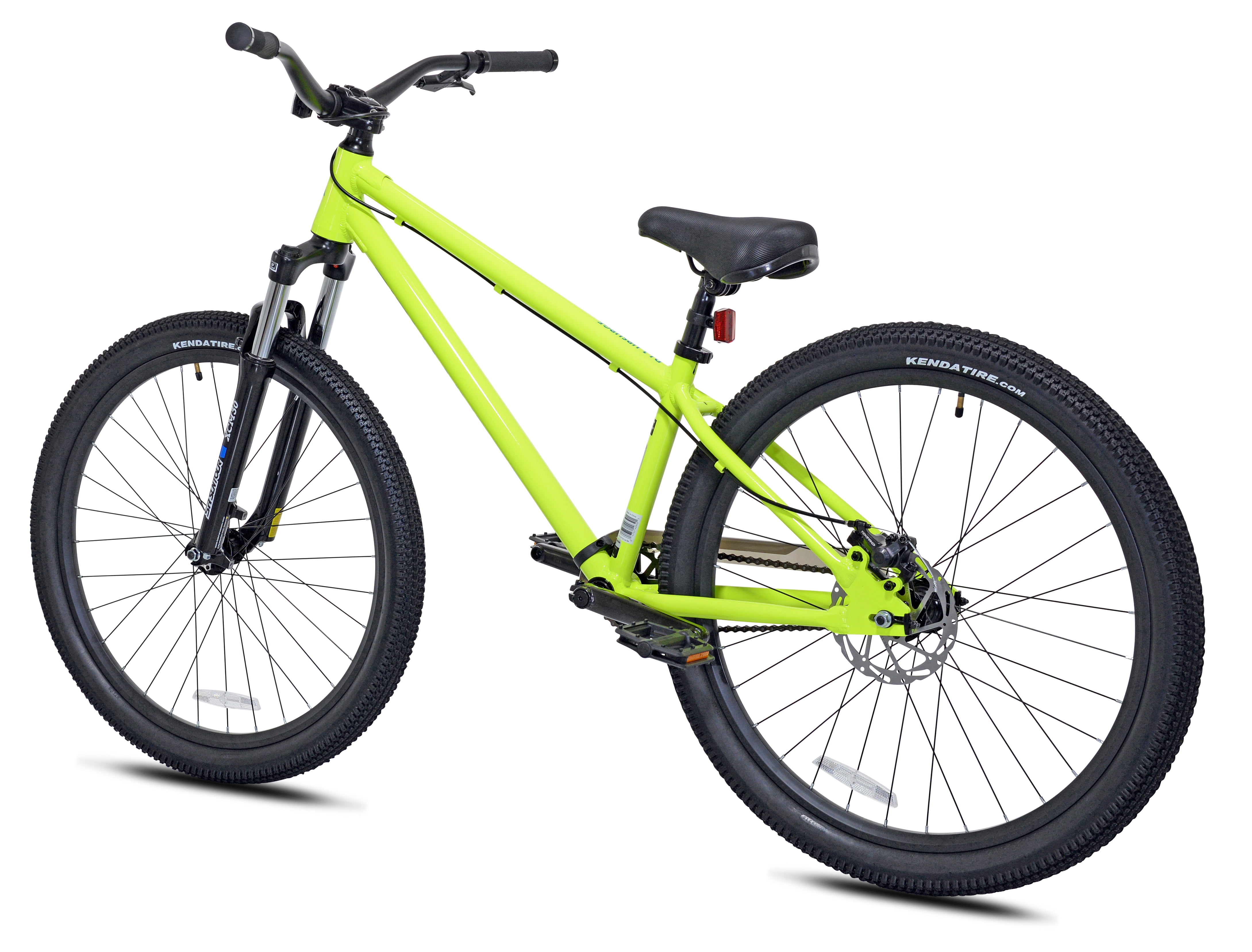 Ozark Trail DJ.1 Airtime Dirt Jump Bike, Lightweight Alloy Frame, Single Speed, 26 in Wheels (Yellow, 13.25 in Frame) l9dl0