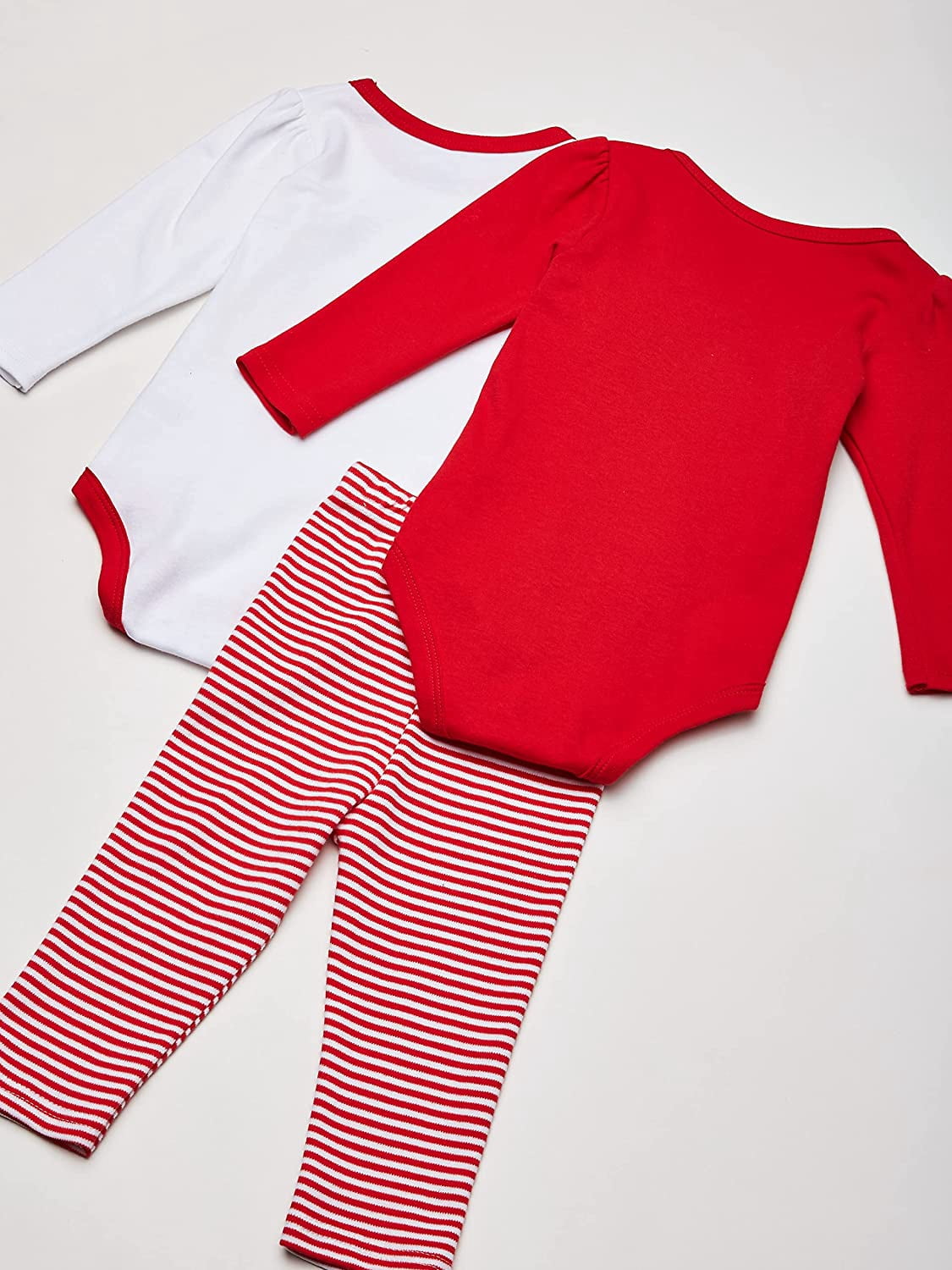 Hudson Baby Infant Girl Cotton Bodysuit and Pant Set (Sugar Spice, 0-3 Months) bgtm4