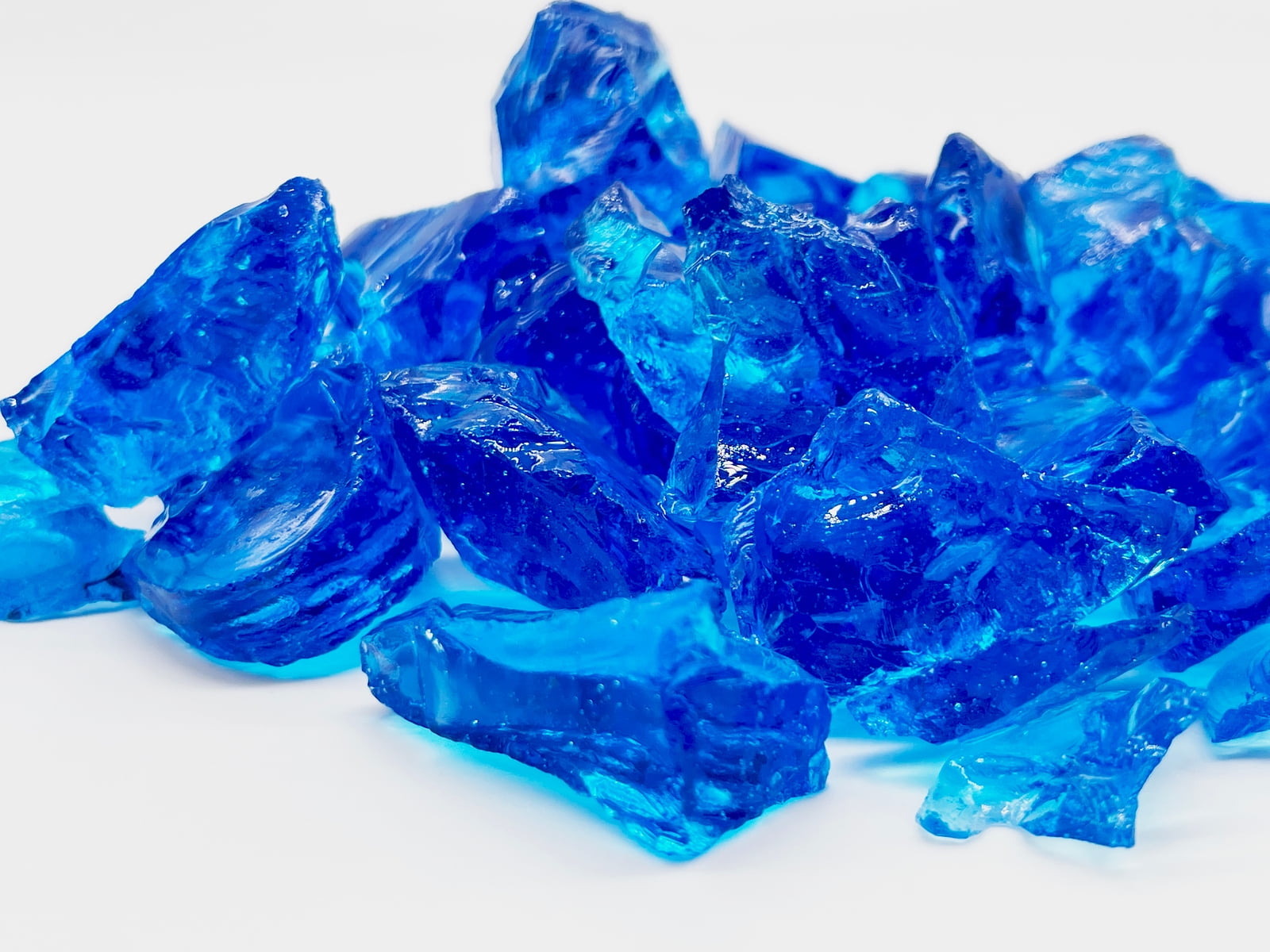 Element Fireglass Turquoise Blue Fire Glass Decorative Media for Fire Pits and Fireplaces (Blue, 2 oz) xkplz