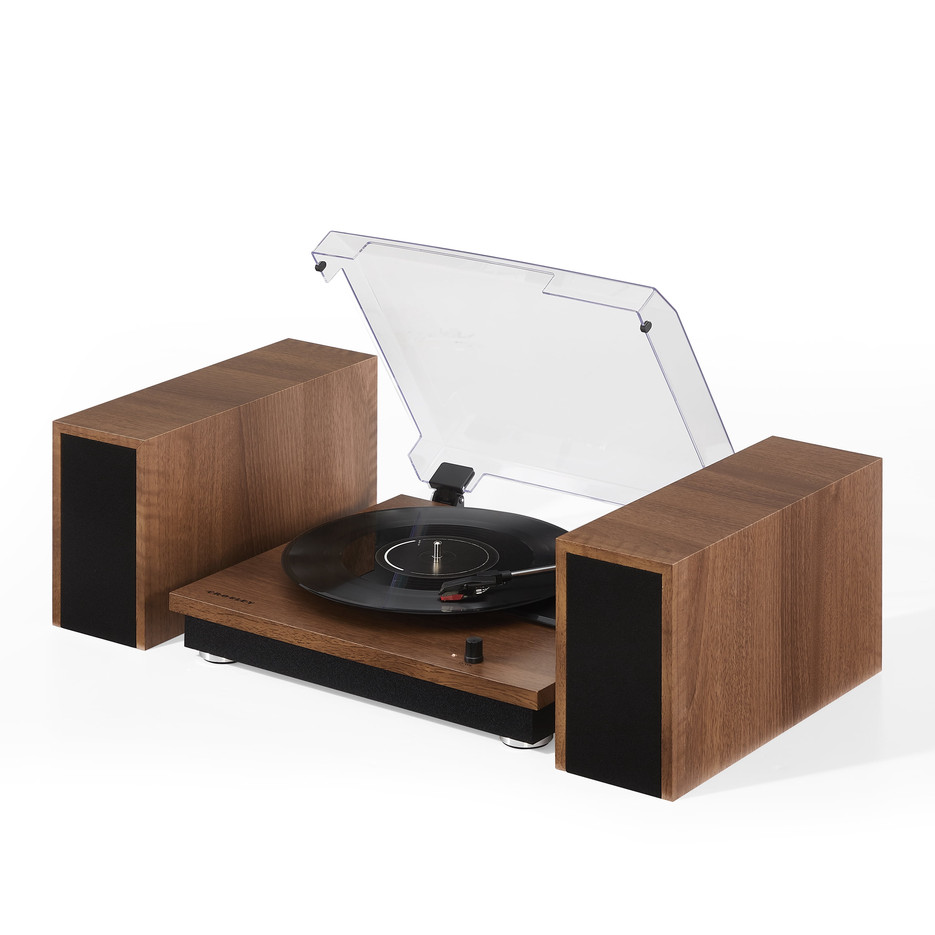 Crosley Riff Bluetooth Vinyl Record Player with Speakers (3-Speed Turntable, 6 Modular Layouts) x6qj5