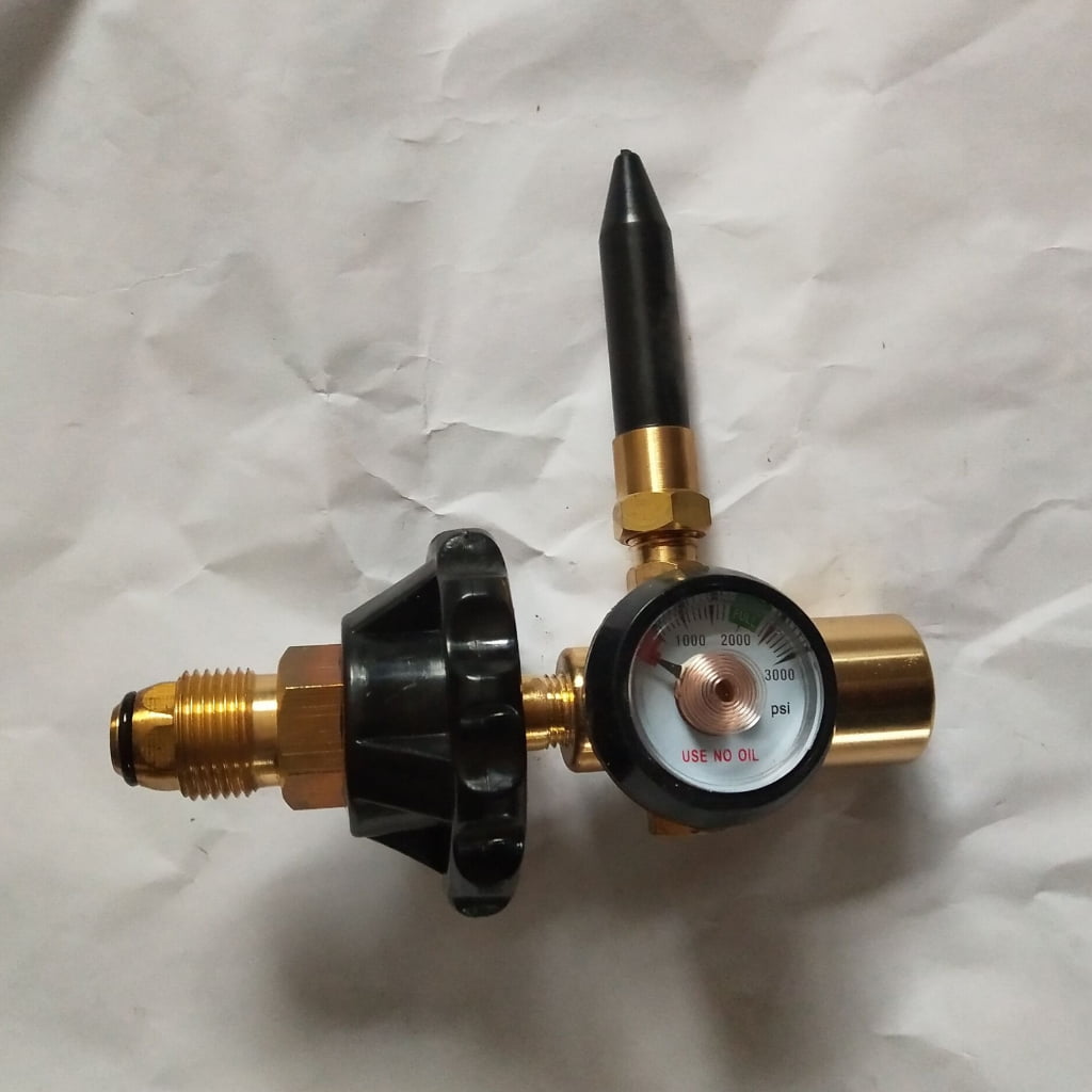 ATALRPOU Helium Balloon Inflator Regulator with Pressure Gauge (0-3000 PSI) sdzvs