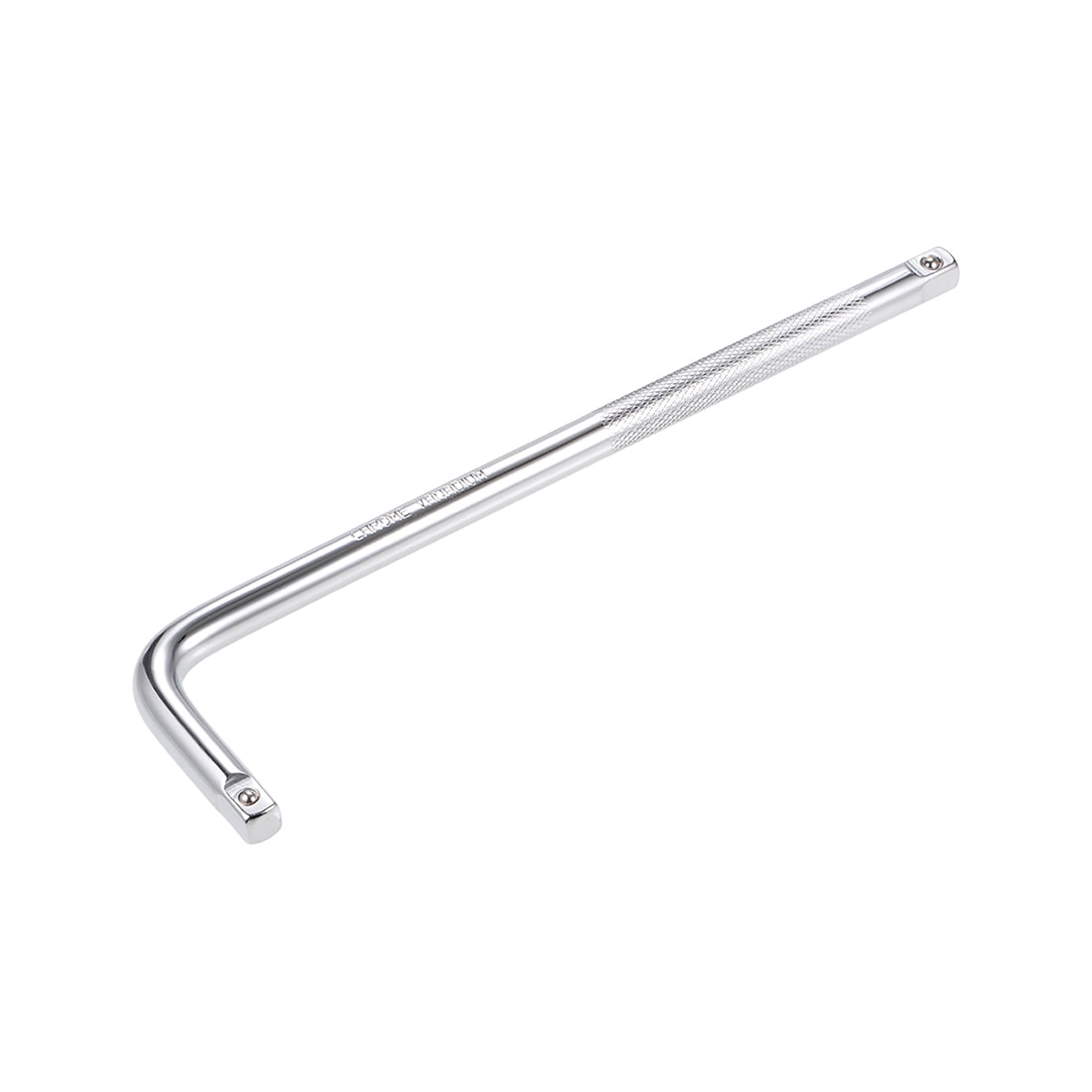 Unique Bargains 3/8 in Drive L-Shape Breaker Bar Extension Wrench (Silver, 9.84 in) gcqzs