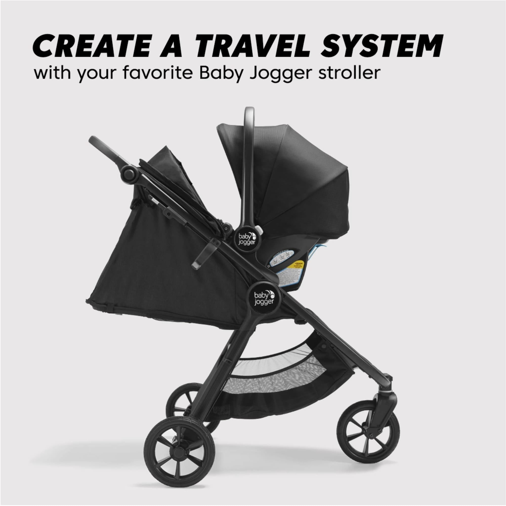 Baby Jogger City GO 2 Infant Car Seat (Slate, 4-35 lb) 5zi6s