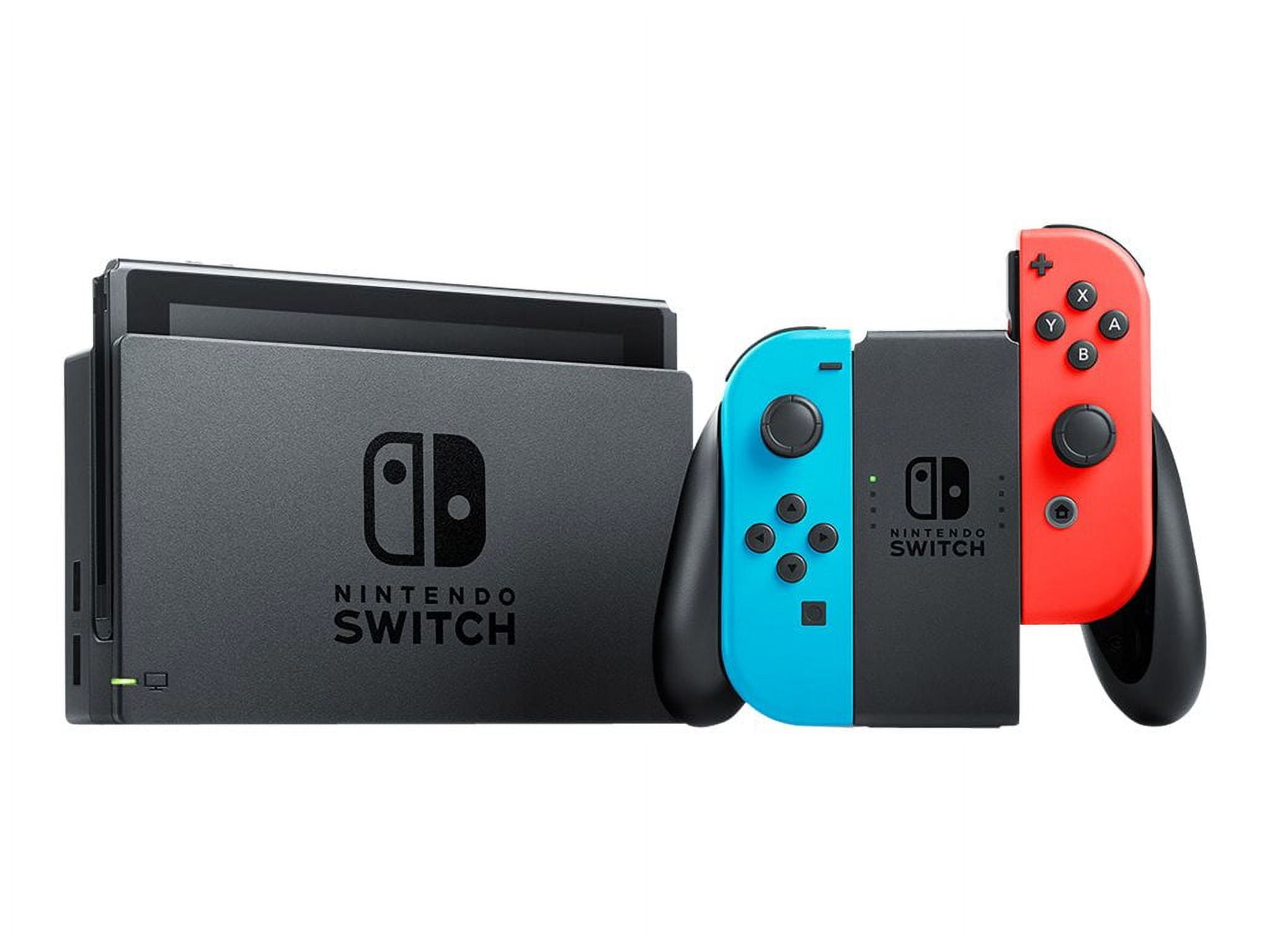 Nintendo Switch Gaming Console with Neon Blue and Neon Red Joy-Con (Standard Edition) nz29u