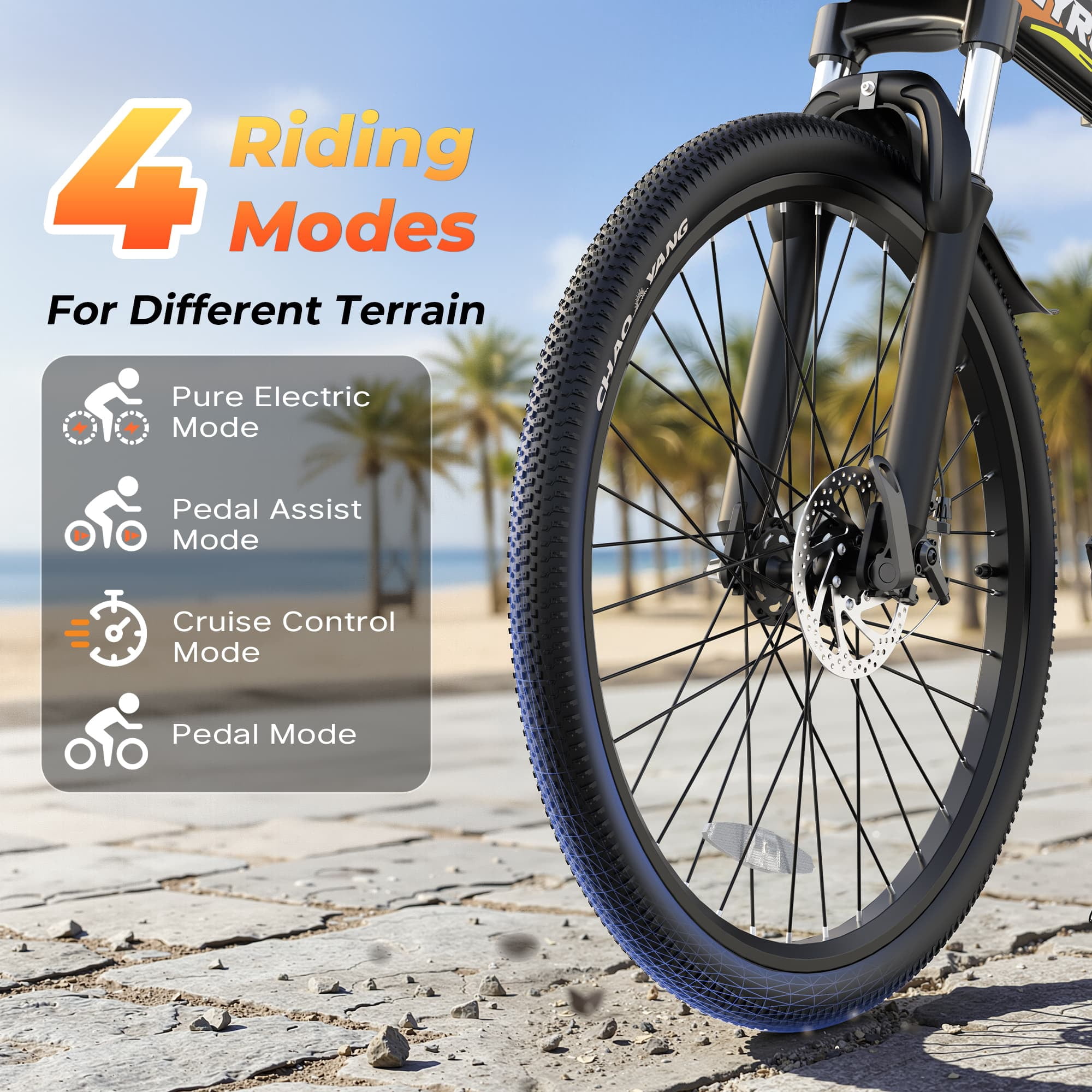 FLYRUN 26 in Electric Bike for Adults, Foldable E-bike with 750W Peak Motor, 20 MPH, 48V Removable Battery, Full Suspension (Grey, 26 in) kl148