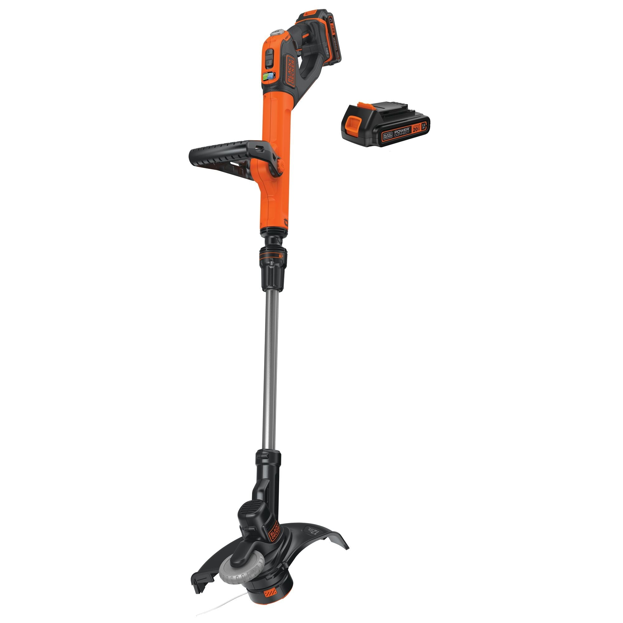 BLACK+DECKER 20V MAX Cordless String Trimmer and Edger Kit (Black, 12 in) iptol