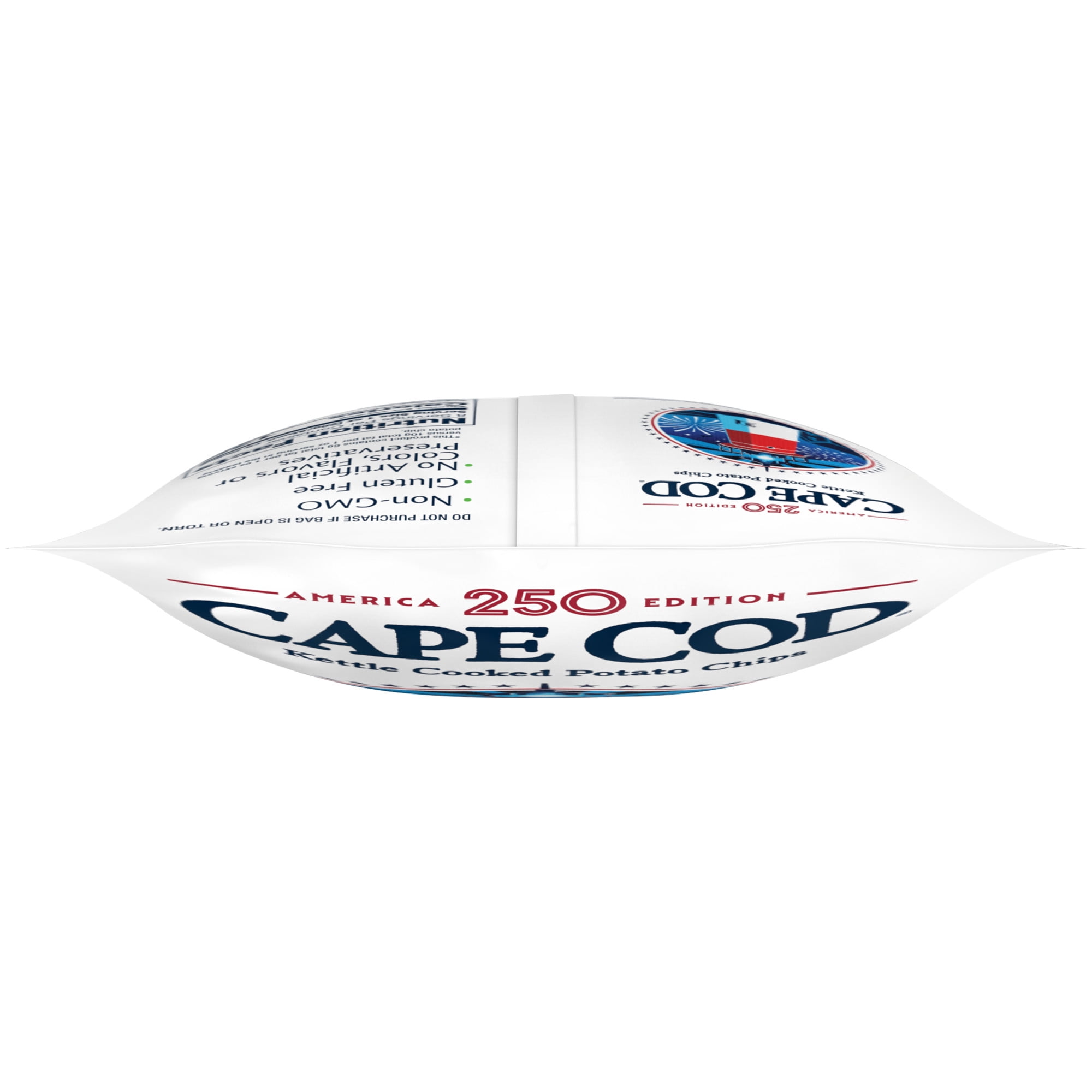 Cape Cod Less Fat Original Potato Chips, Kettle Cooked Crunchy Snack (8 oz) 2jb7r