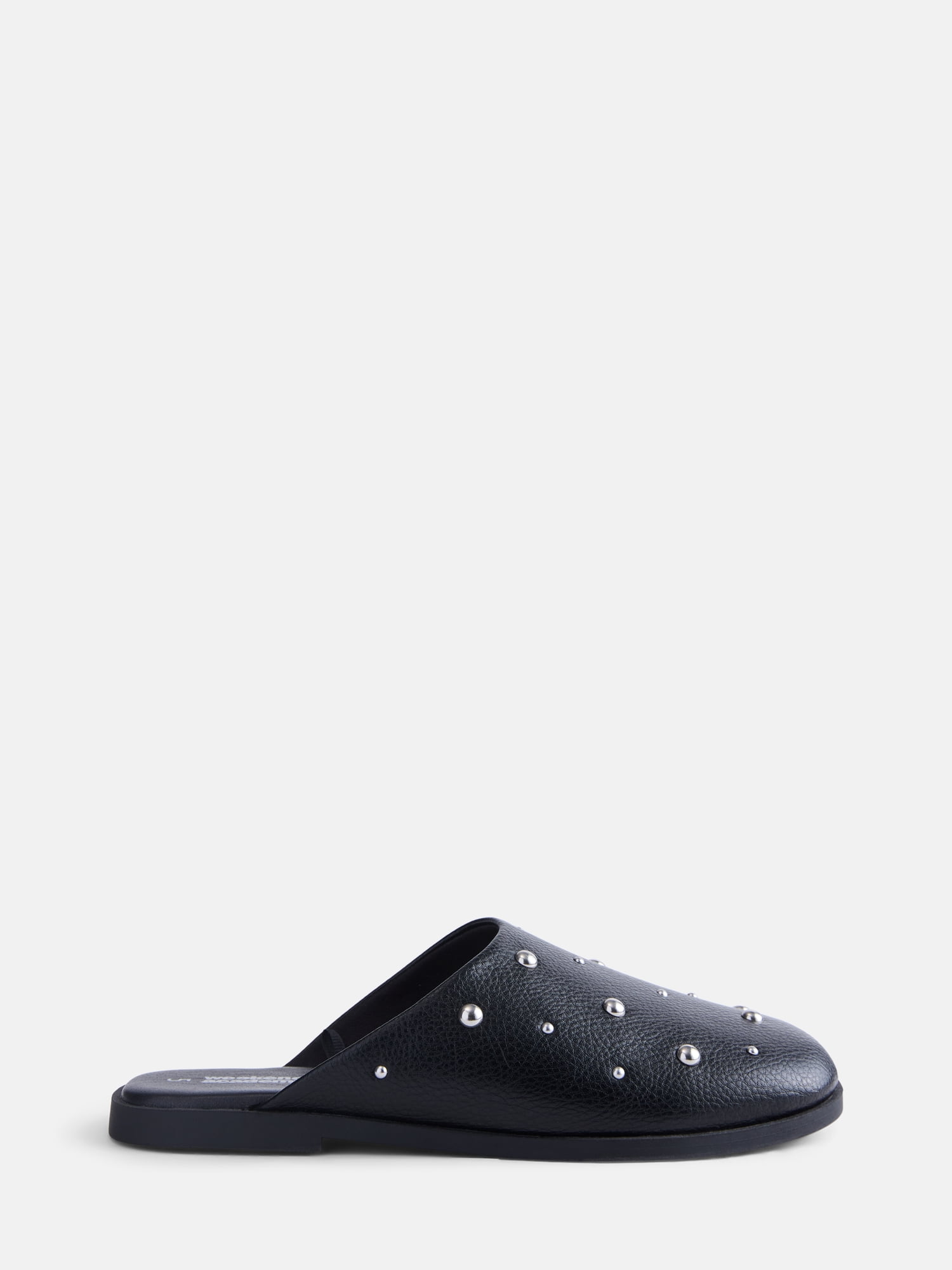Weekend Academy Girls Mule Slip-On Sandals (Black, 13 Little Kid) sbq7p
