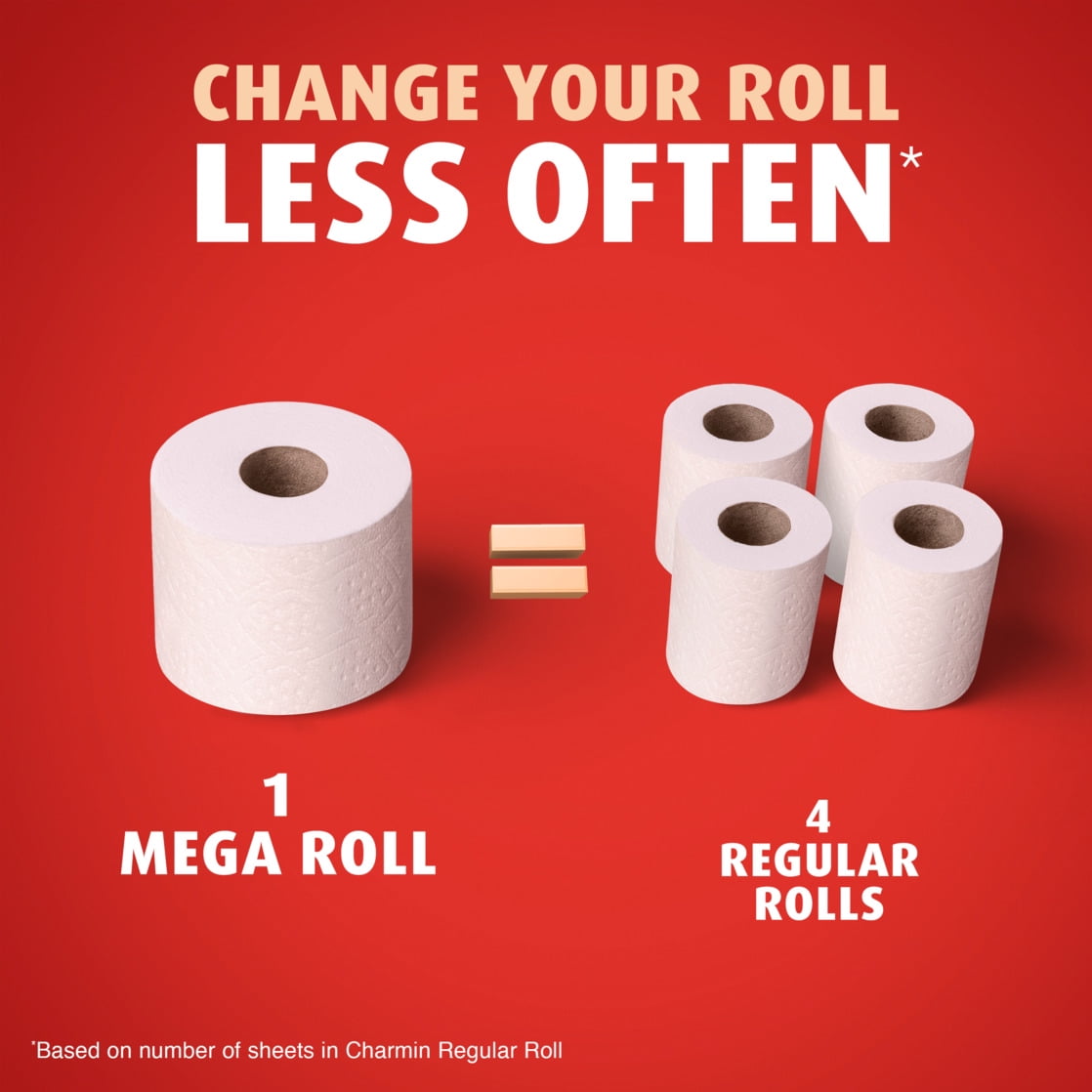 Charmin Ultra Strong Toilet Paper (White, 24 Mega Rolls) uvuhk