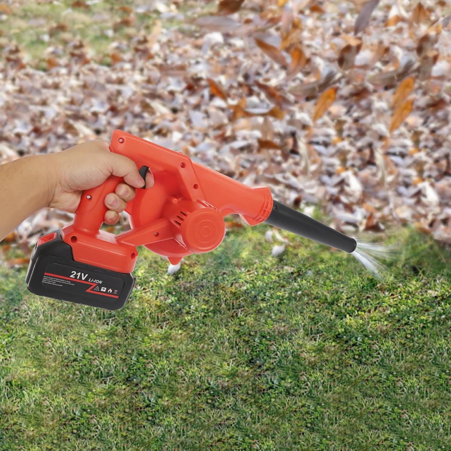 Dwellnix 2-in-1 Cordless Leaf Blower and Vacuum Cleaner (Black, 4.41 lb) i152n