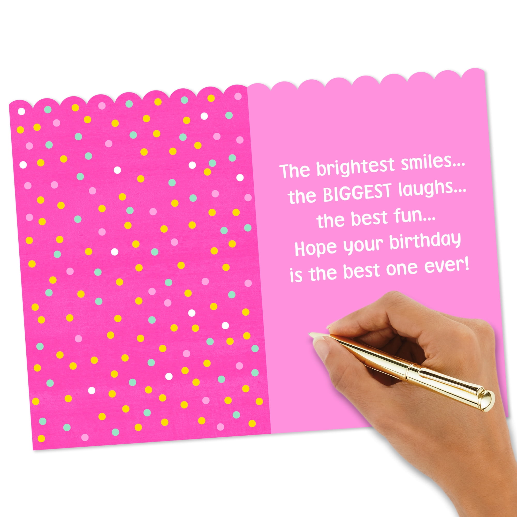 Hallmark Birthday Greeting Card, Cupcake Illustration Design (5.75 in x 8.25 in) niply