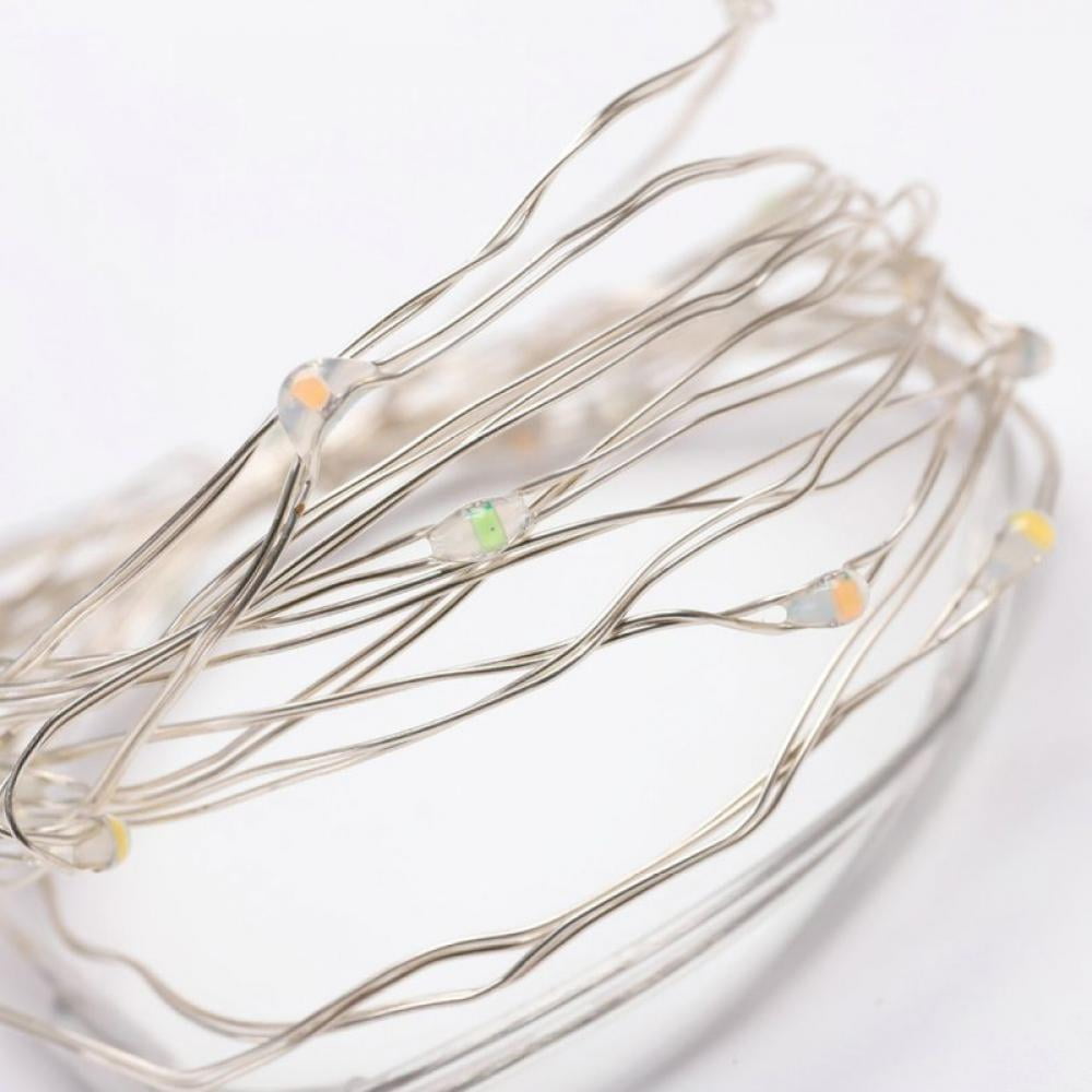 Anonmyous LED Fairy Light String Warm White Decorative Lighting for Wedding and Holiday (9.8 ft) 1tfbj