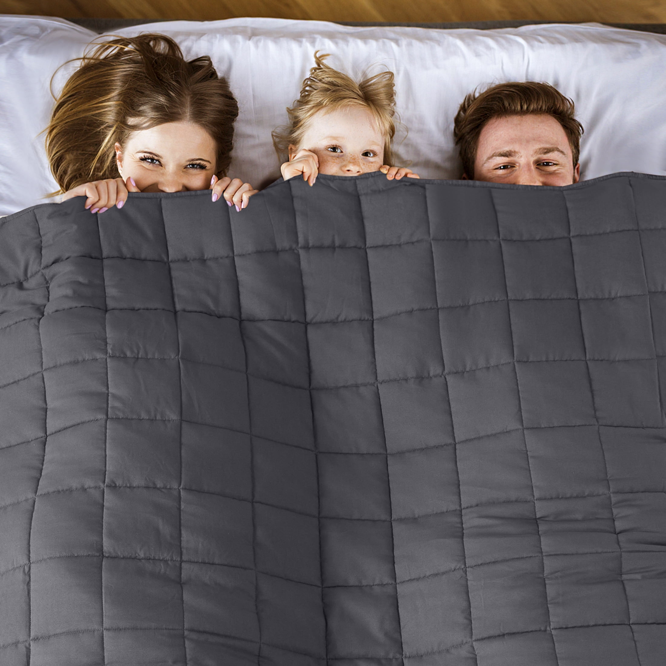 Teler Weighted Blanket for Adults, Cooling Breathable Heavy Blanket for Sleep and Relaxation (Grey, 20 lb, 60 in x 80 in) k9hvh
