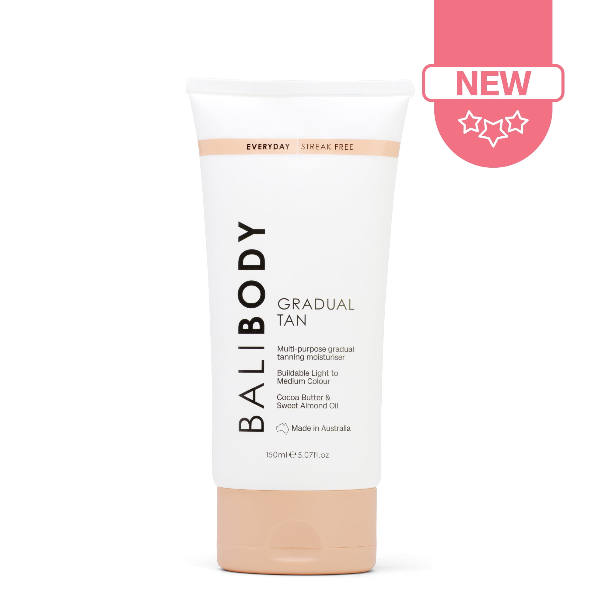 Bali Body Daily Gradual Self Tanning Lotion, Hydrating Body Moisturizer with Coconut Oil (5.07 fl oz) j6swa