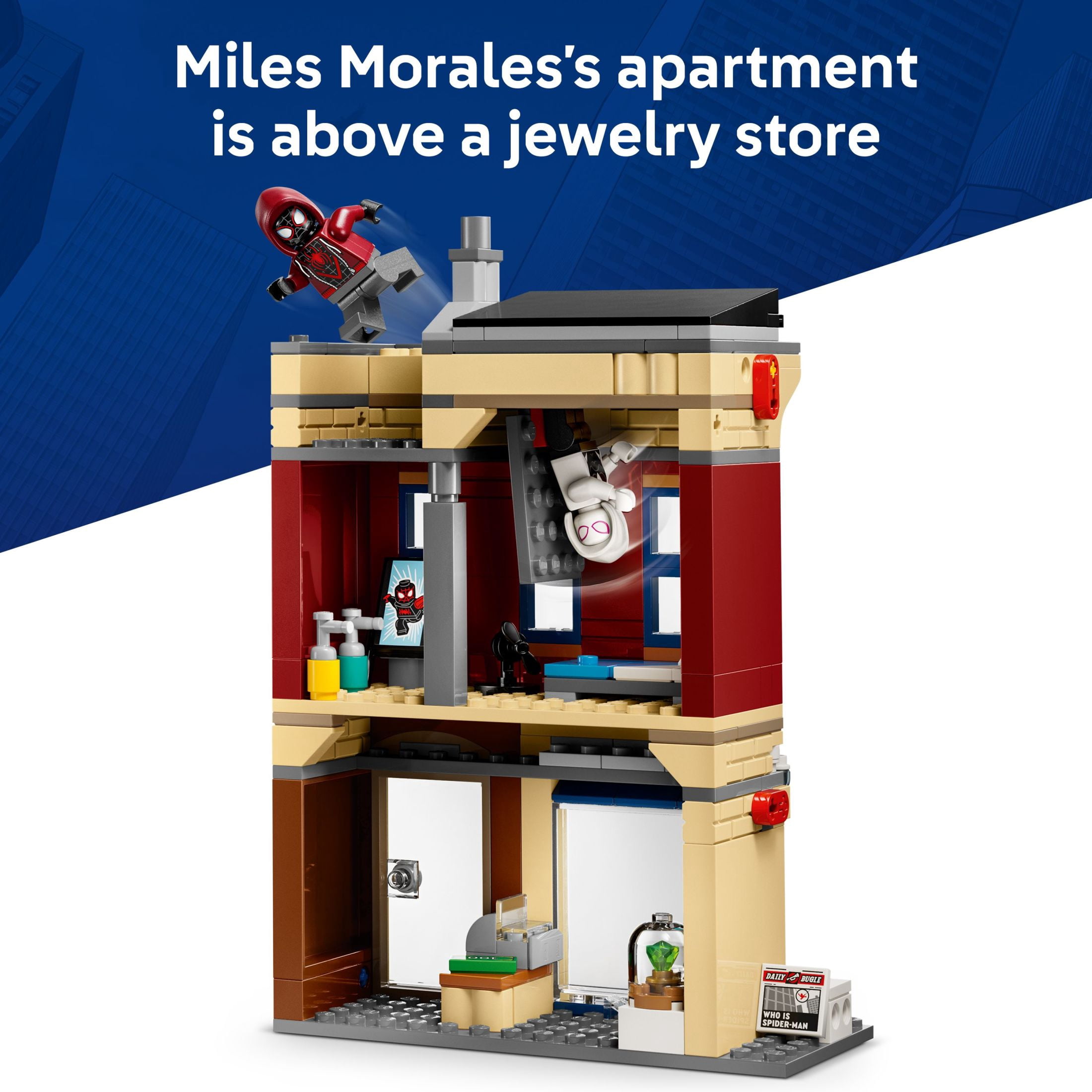 LEGO Marvel Spider-Man vs. Oscorp Building Set with 8 Minifigures (808 Pieces) 7dqc2