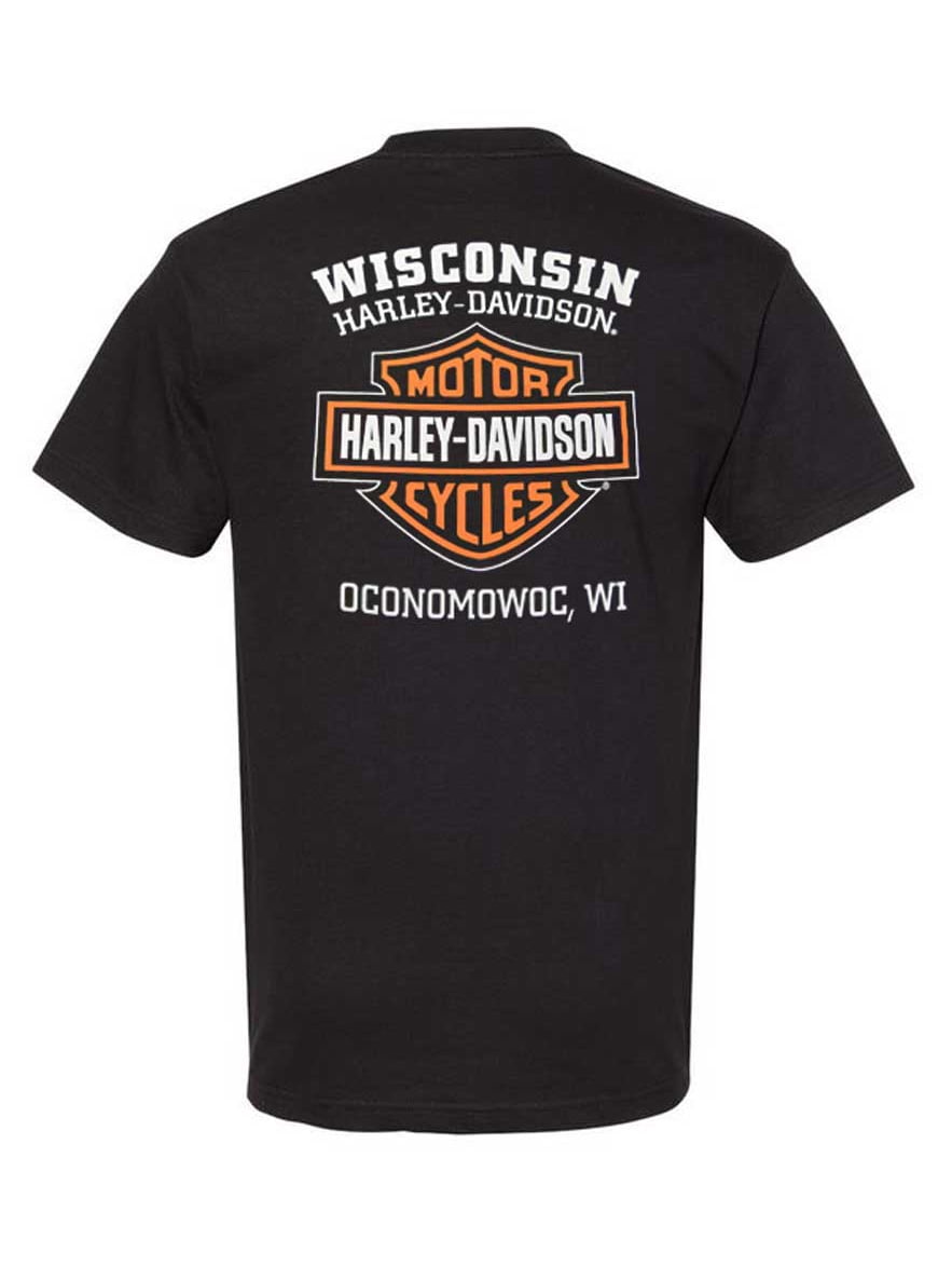 Harley-Davidson Men's Bar & Shield Graphic T-Shirt (Black, L) 9yfl6 - Image 2