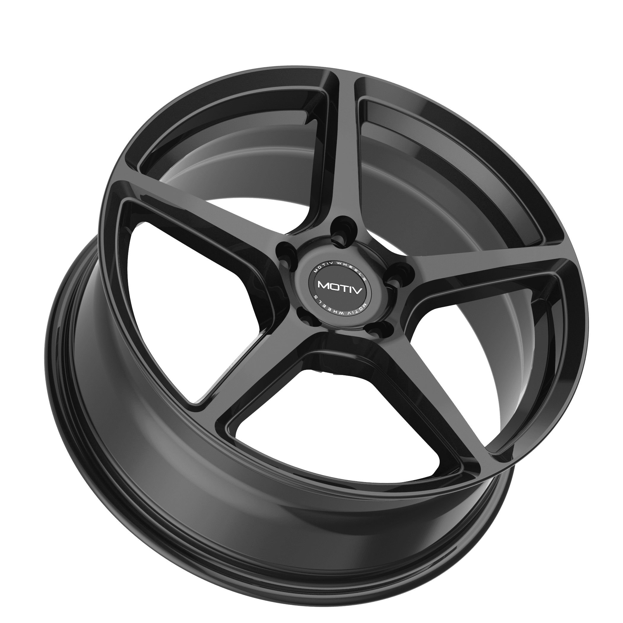 MOTIV 433B Blade Wheel Rim (Black, 17x7.5 in) sgpzx