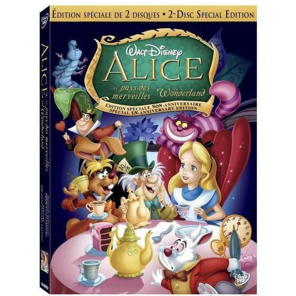 Disney Alice in Wonderland (DVD) Animated Family Adventure Movie anq43