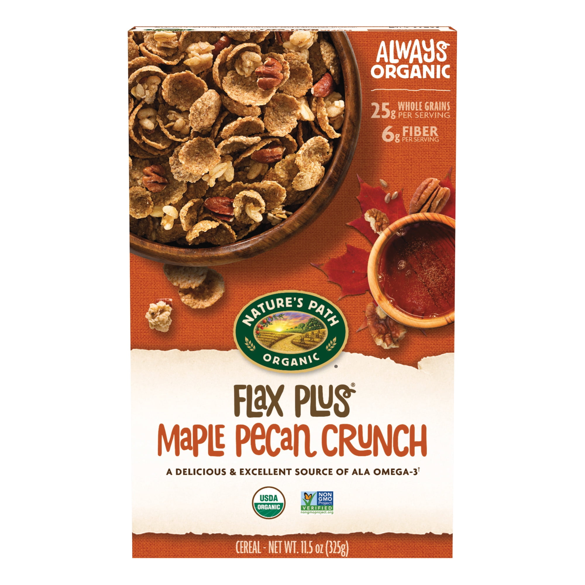 Nature's Path Organic Flax Plus Maple Pecan Crunch Breakfast Cereal (11.5 oz) xpbeb