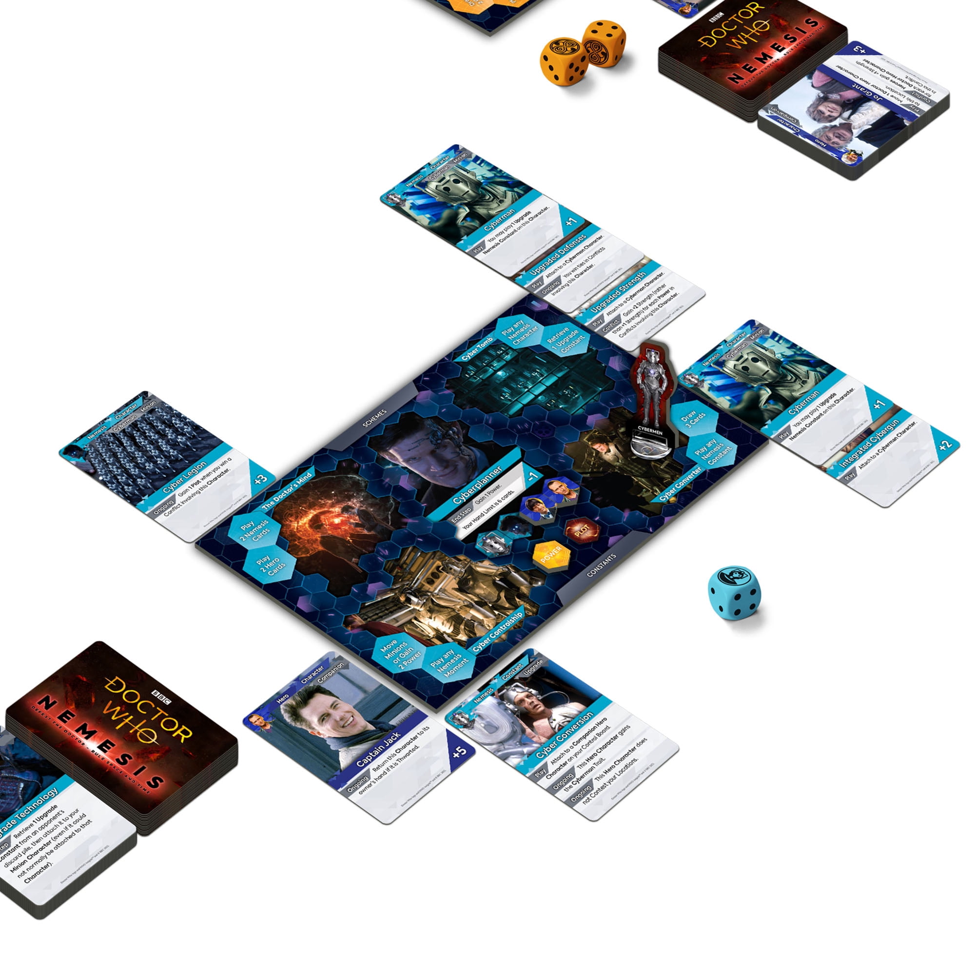 Gale Force Nine Doctor Who Nemesis Board Game (2-4 Players, Strategy Tabletop Game) v947w