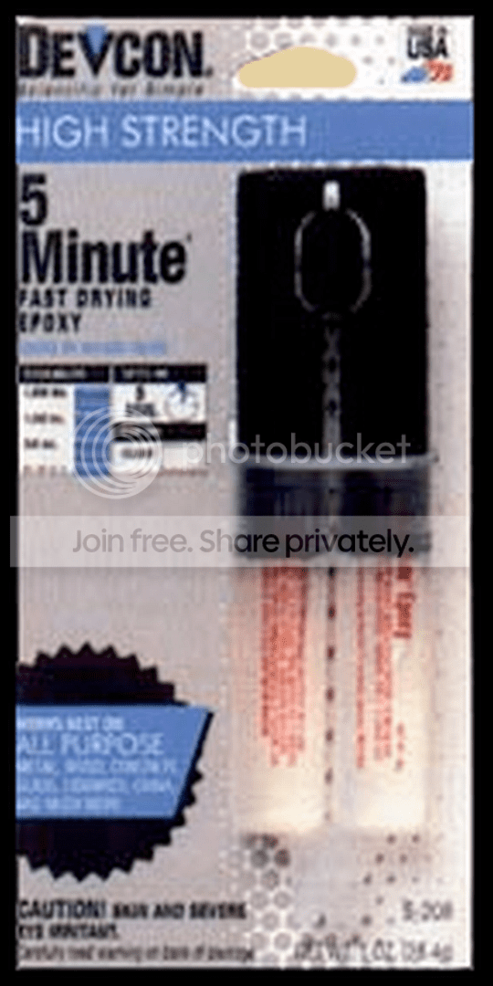 Devcon 5 Minute High-Strength Epoxy Adhesive (Clear, 1 oz) o0ff5