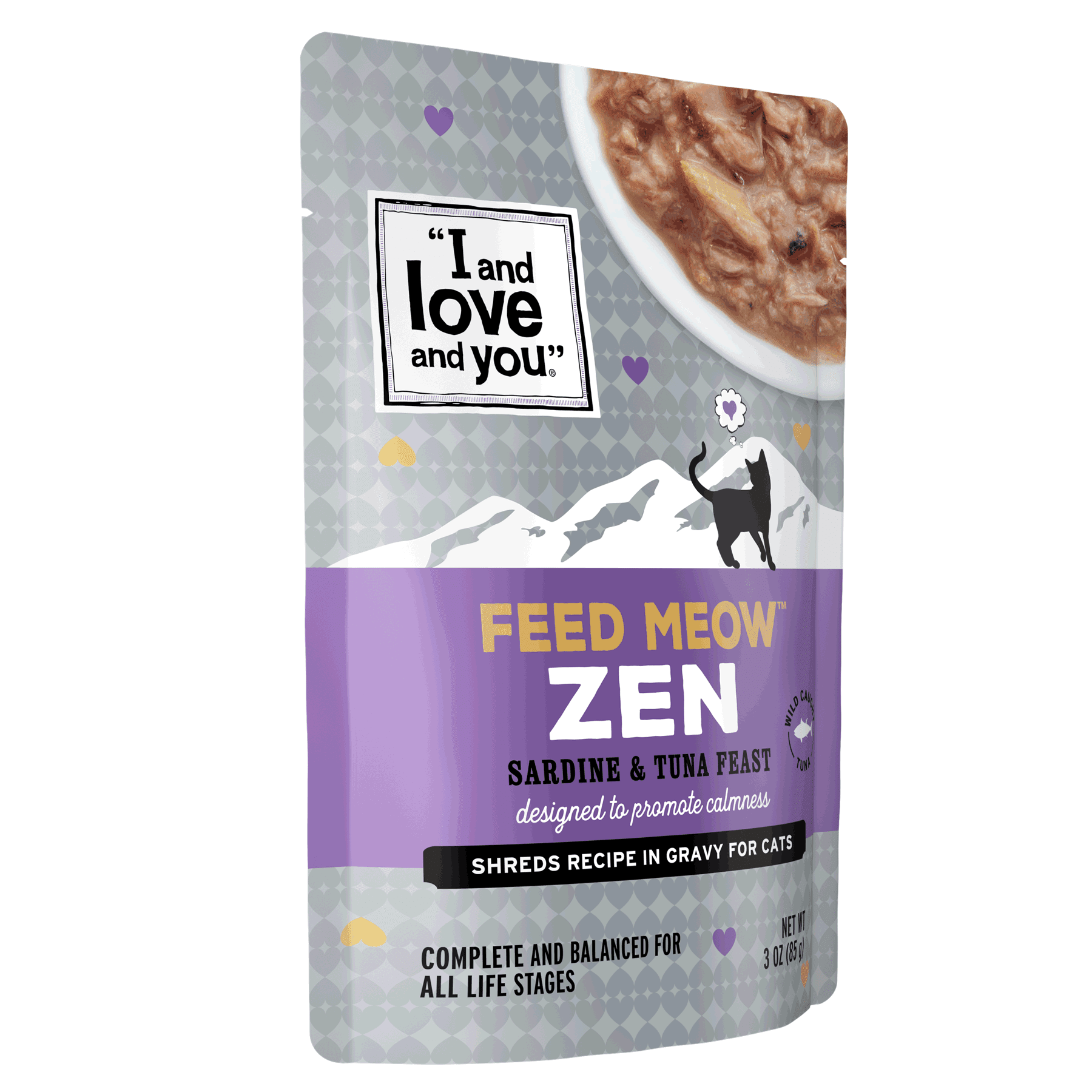 I and Love and You Feed Meow Zen Sardine & Tuna Feast Wet Cat Food (3 oz) cs36m