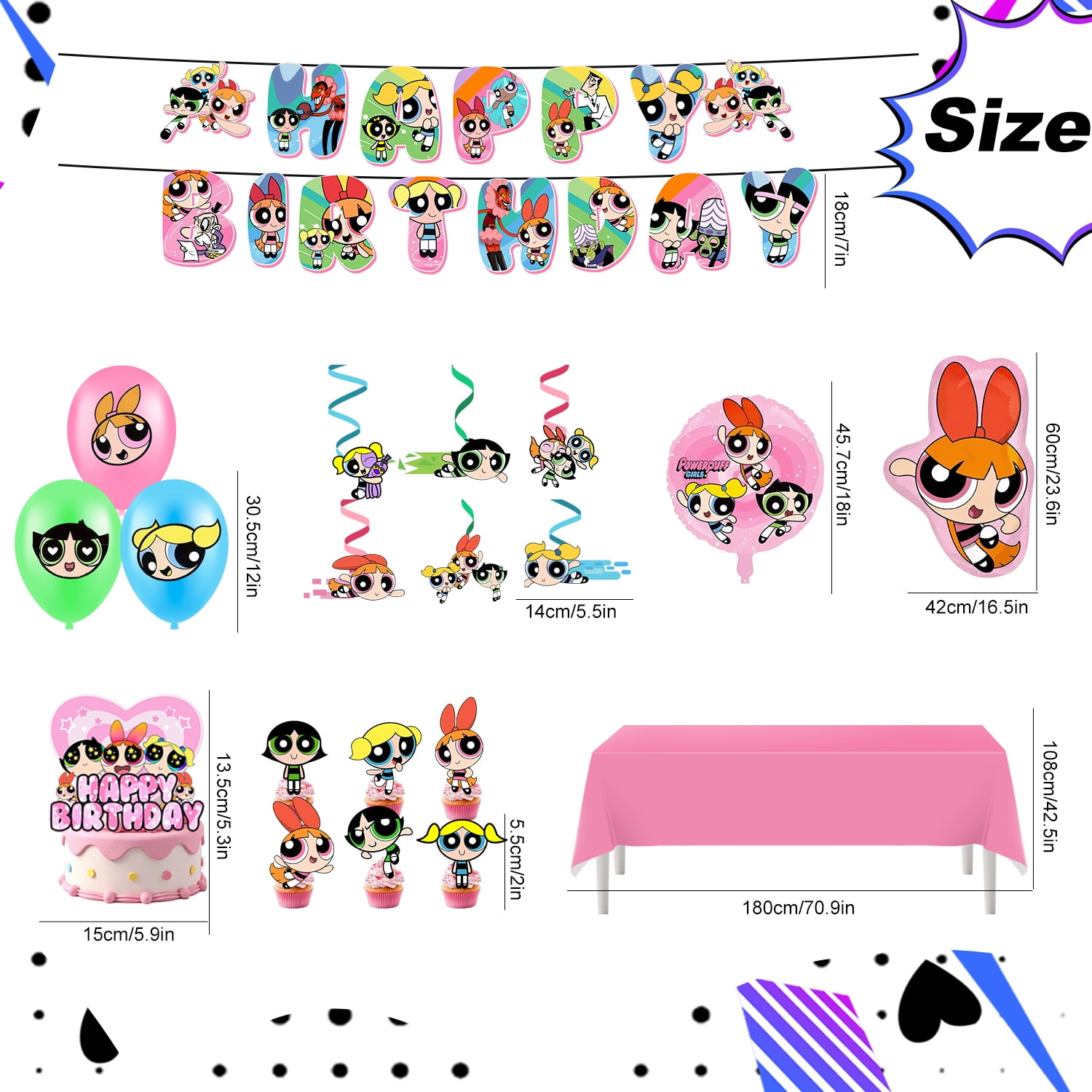 Partebloon Birthday Party Decorations Set (35 Piece Party Supplies Kit) rv1yt