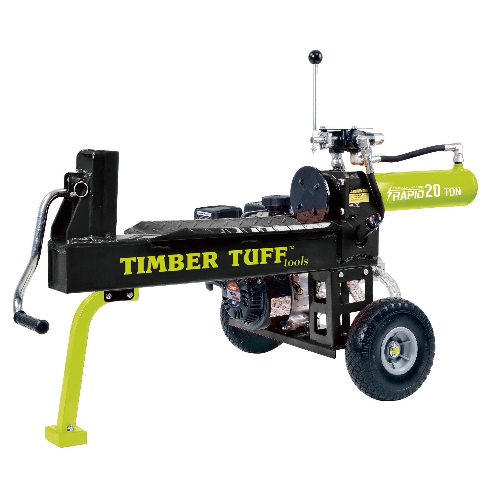 Timber Tuff 20 Ton Gas Powered Log Splitter (Black, 20.5 in) hdhri