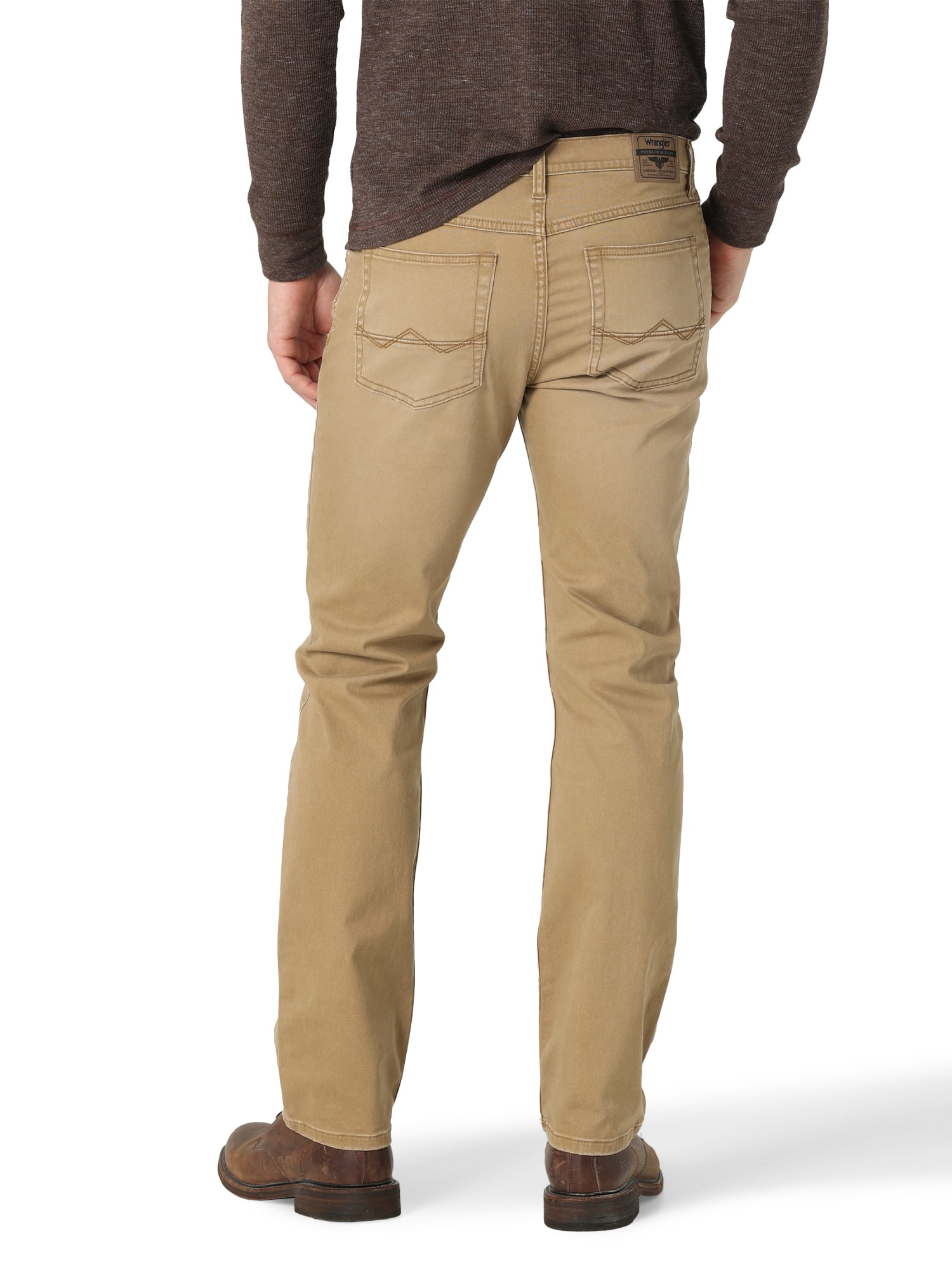 Wrangler Men's Slim Straight Fit Jean with Stretch (Brown, 32x30) 0pjie