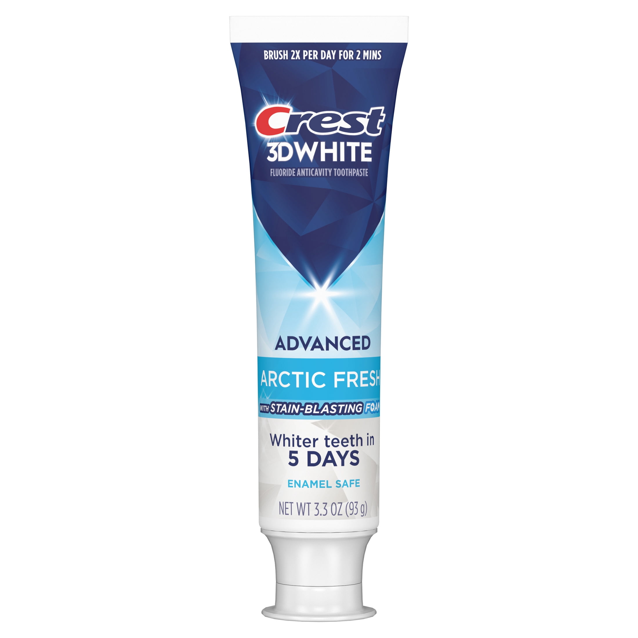 Crest 3D White Advanced Arctic Fresh Whitening Toothpaste (White, 3.3 oz) cdtjq