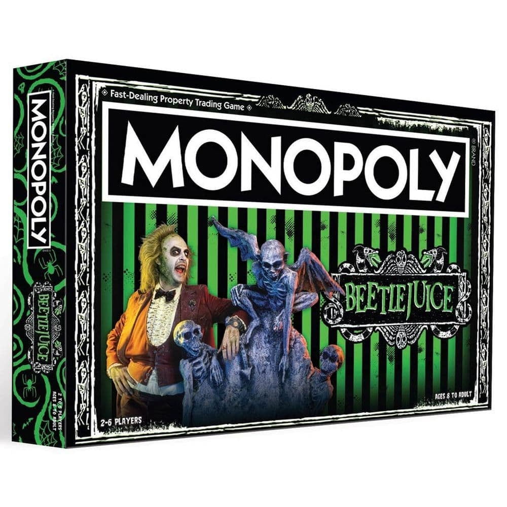 Undiscovered Realm Monopoly Beetlejuice Collector's Edition Board Game (2-6 Players) n6r4z