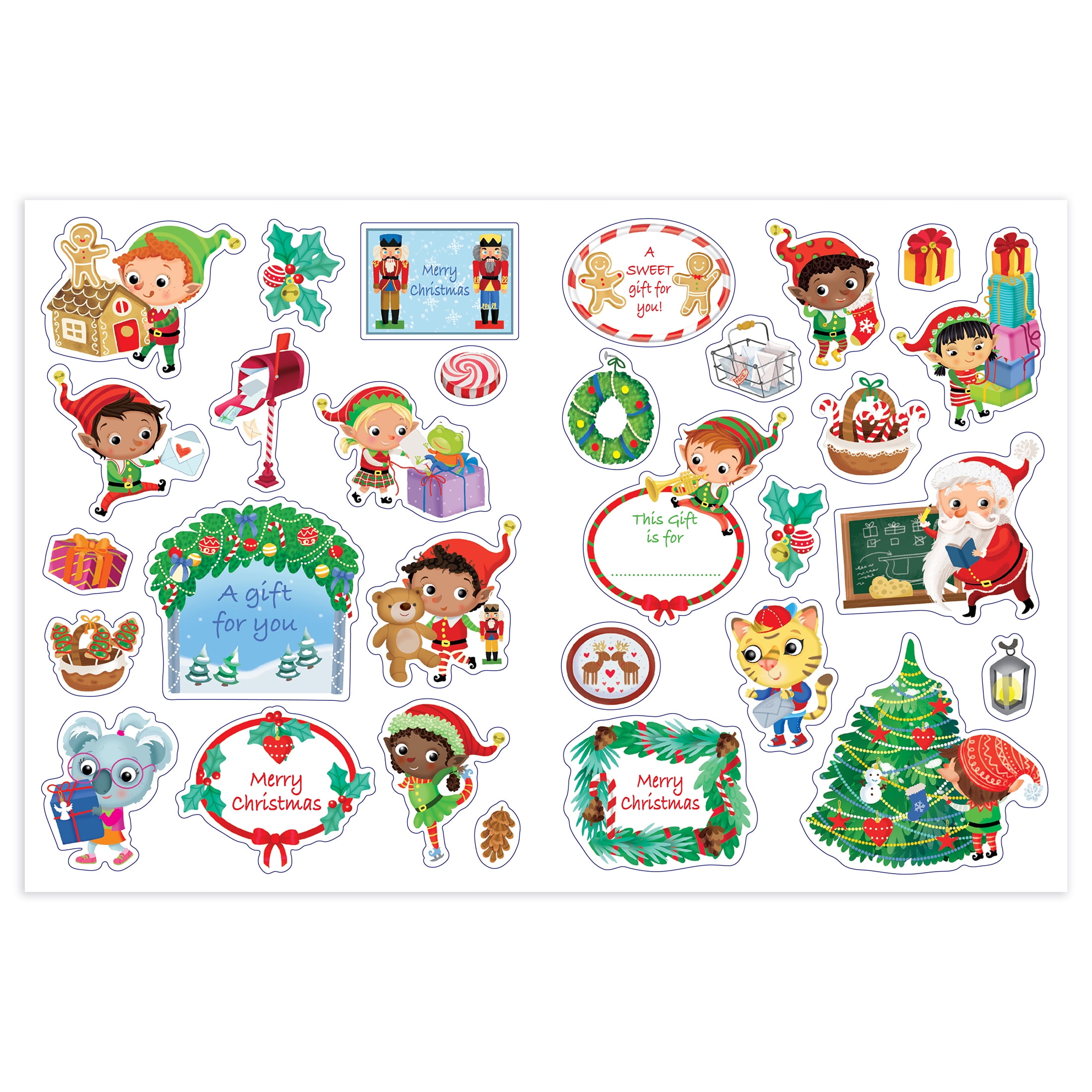 Seek & Find with Freddy and Ellie Santa's Workshop Activity Book Set (3 Count, 32 Pages Each) rnhka