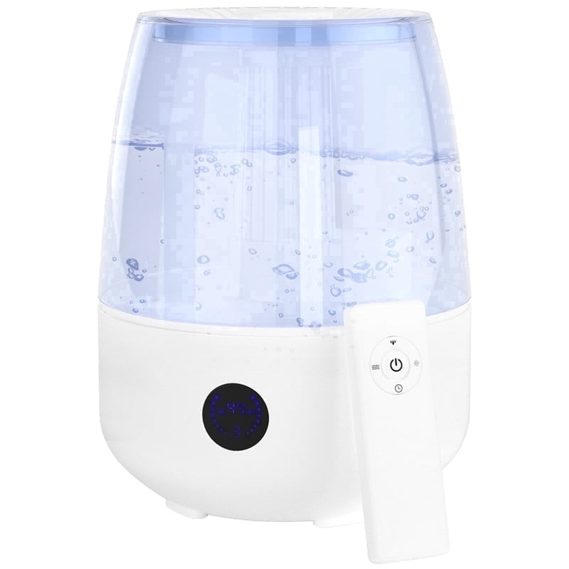 Topteng Cool Mist Humidifier for Bedroom and Large Room with Remote Control (White, 1.8 gal) 6xam9