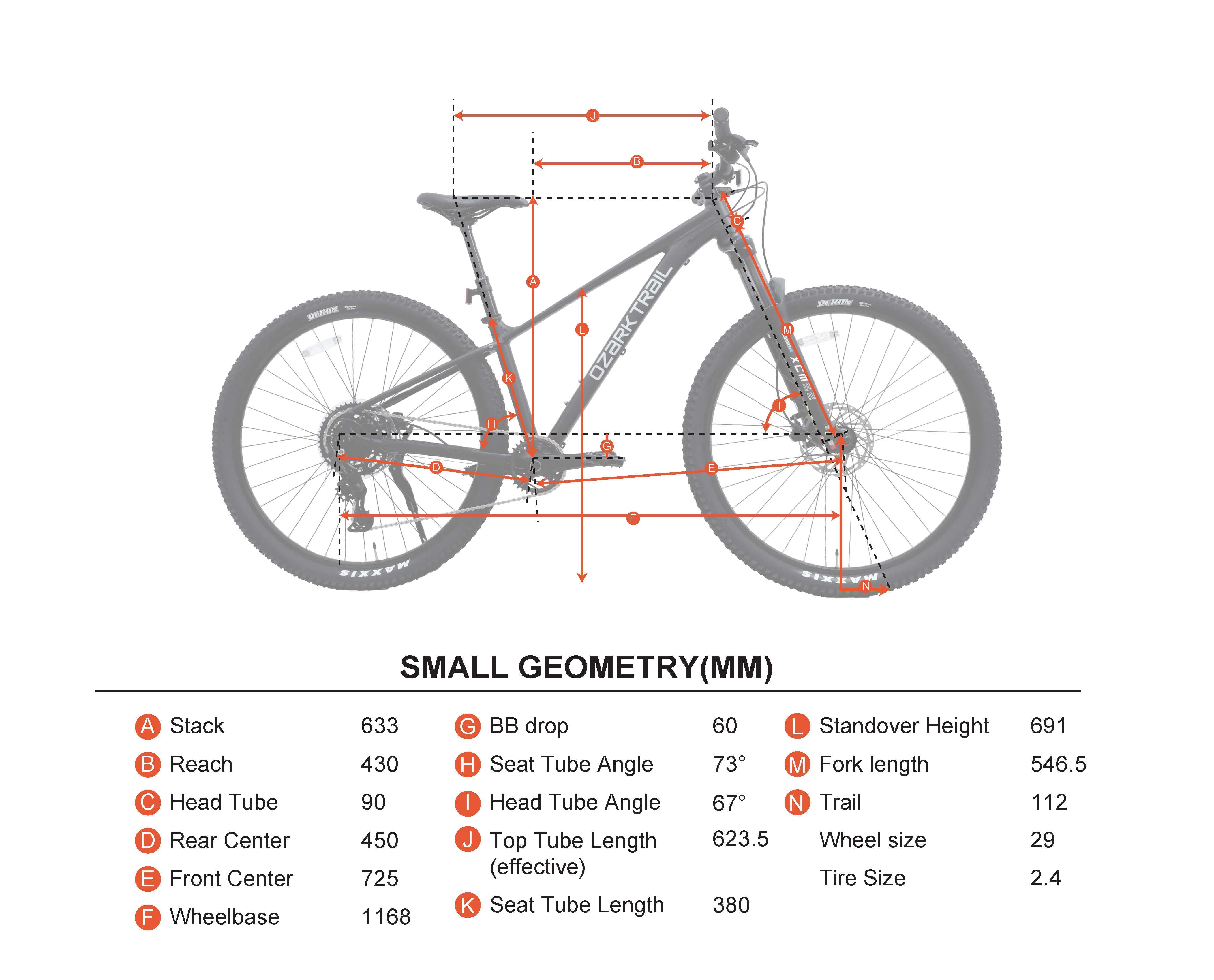 Ozark Trail 29 in M.2 Ridge Pro Mountain Bike, Durable Aluminum Frame, Hydraulic Disc Brakes (Black, Small Frame) jifut