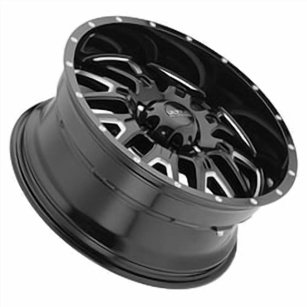 Ultra 203BM Hunter Wheel 17x9 in 5x139.7 Bolt Pattern (Gloss Black, 17 in) xgtu1
