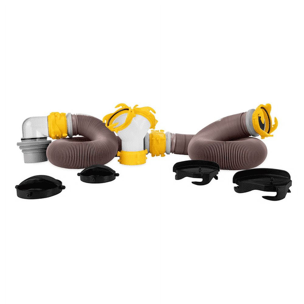 Camco Revolution RV Sewer Hose Kit (Multicolor, 20 ft) y3nyx