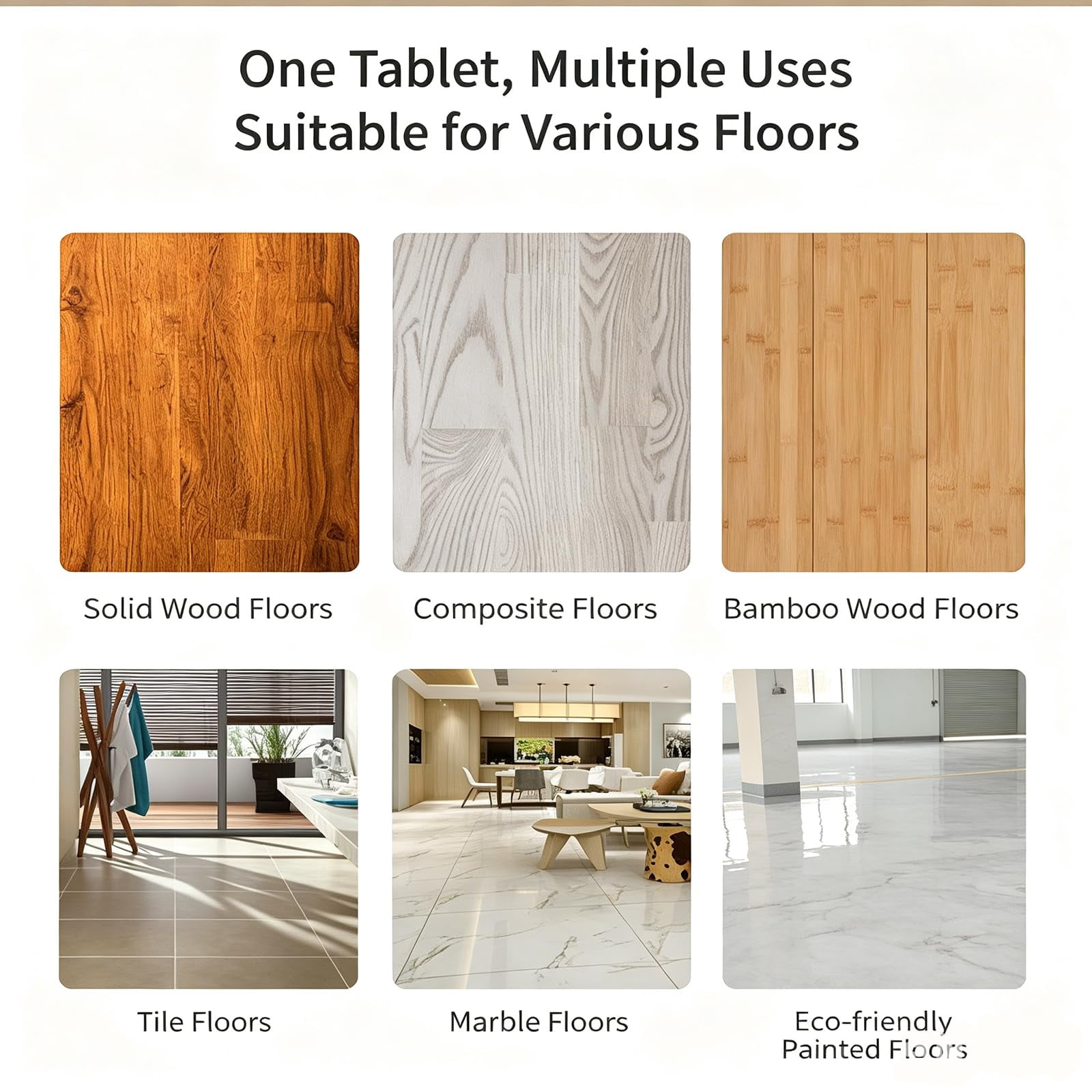 Generic Multi-Surface Floor Cleaning Tablets (Concentrated Deep Cleaning Solution, 100 Count) rzuep