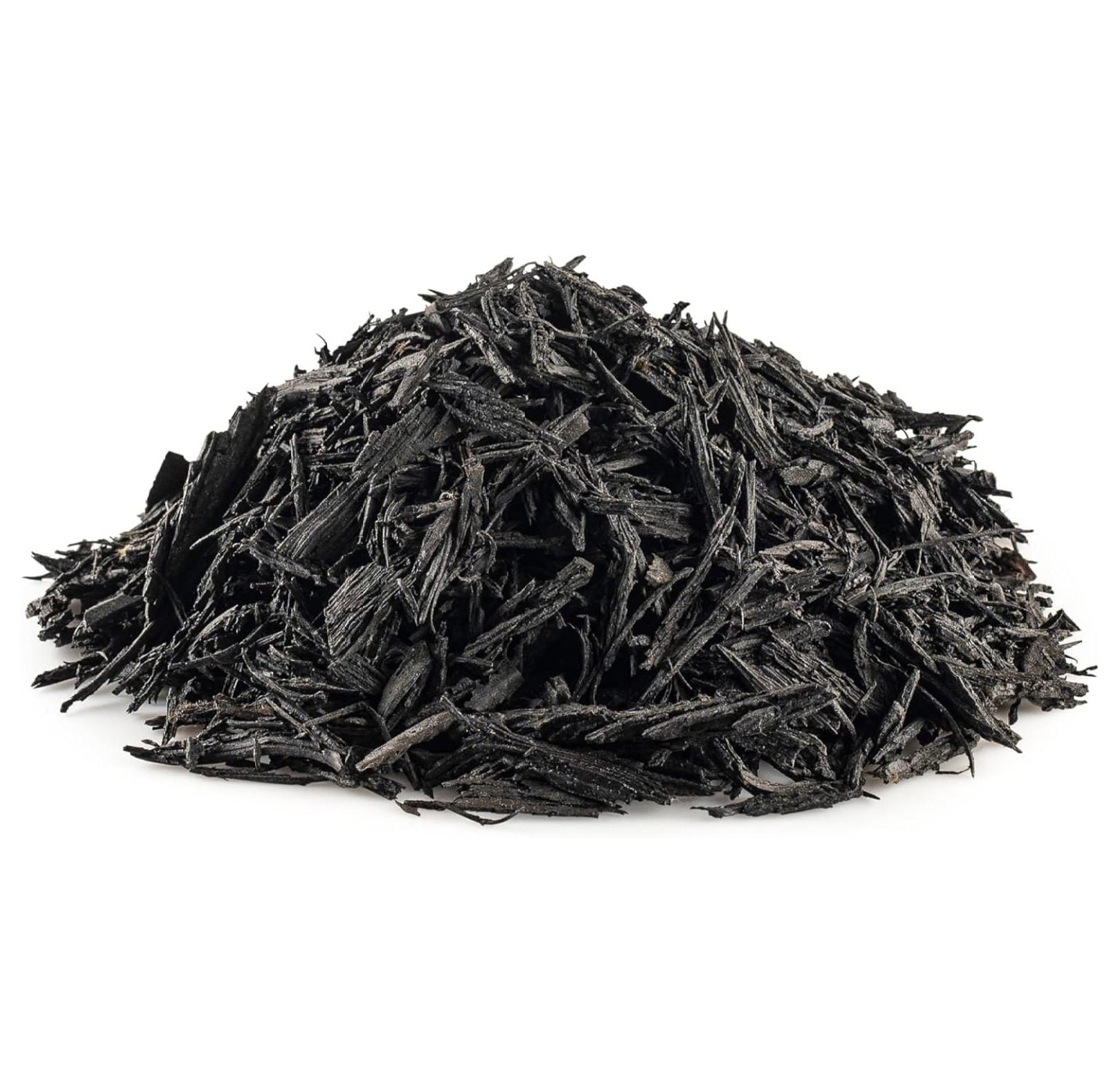 Exlonjet Premium Shredded Rubber Mulch for Landscaping and Playground Surfacing (Black, 27 lb) 44q6s